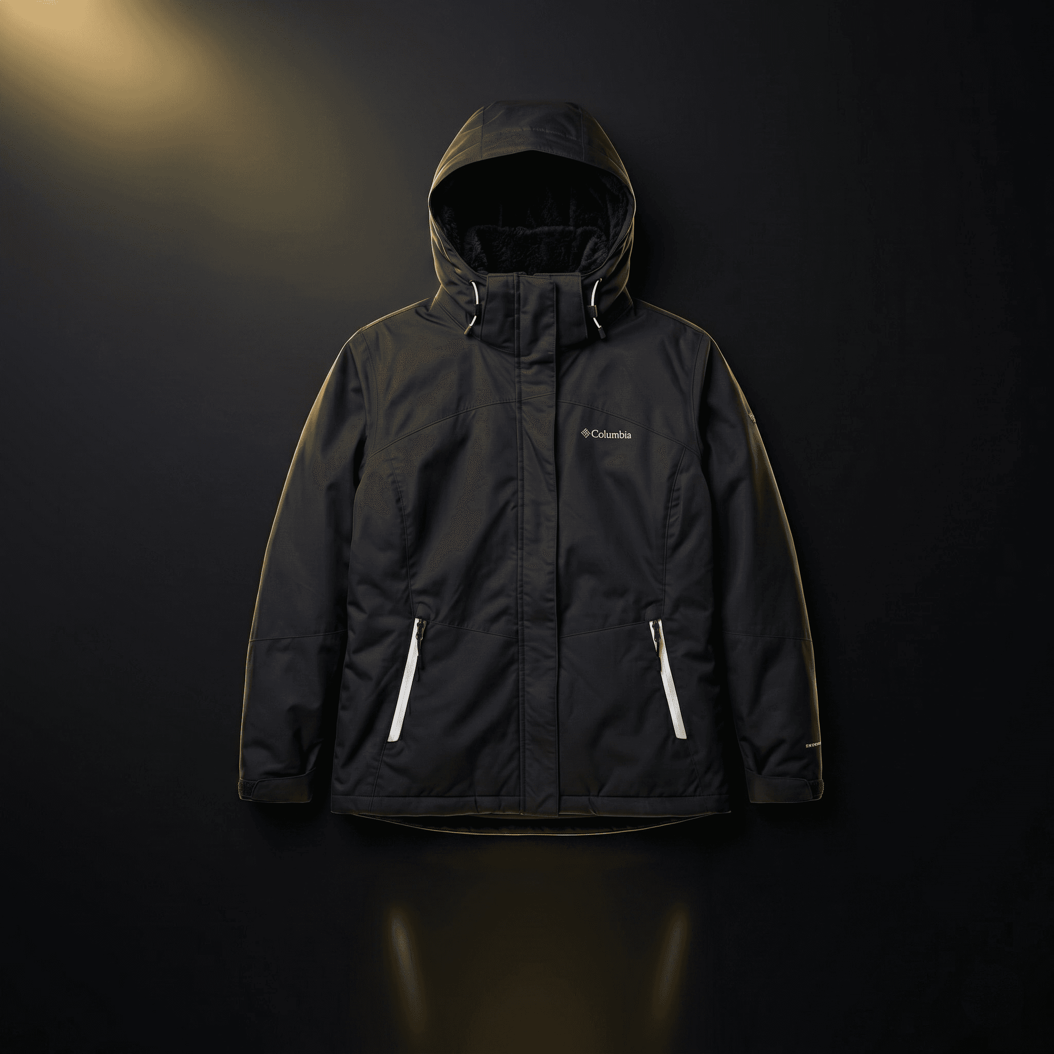 Jaqueta Columbia Insulated Hooded Feminina Preta