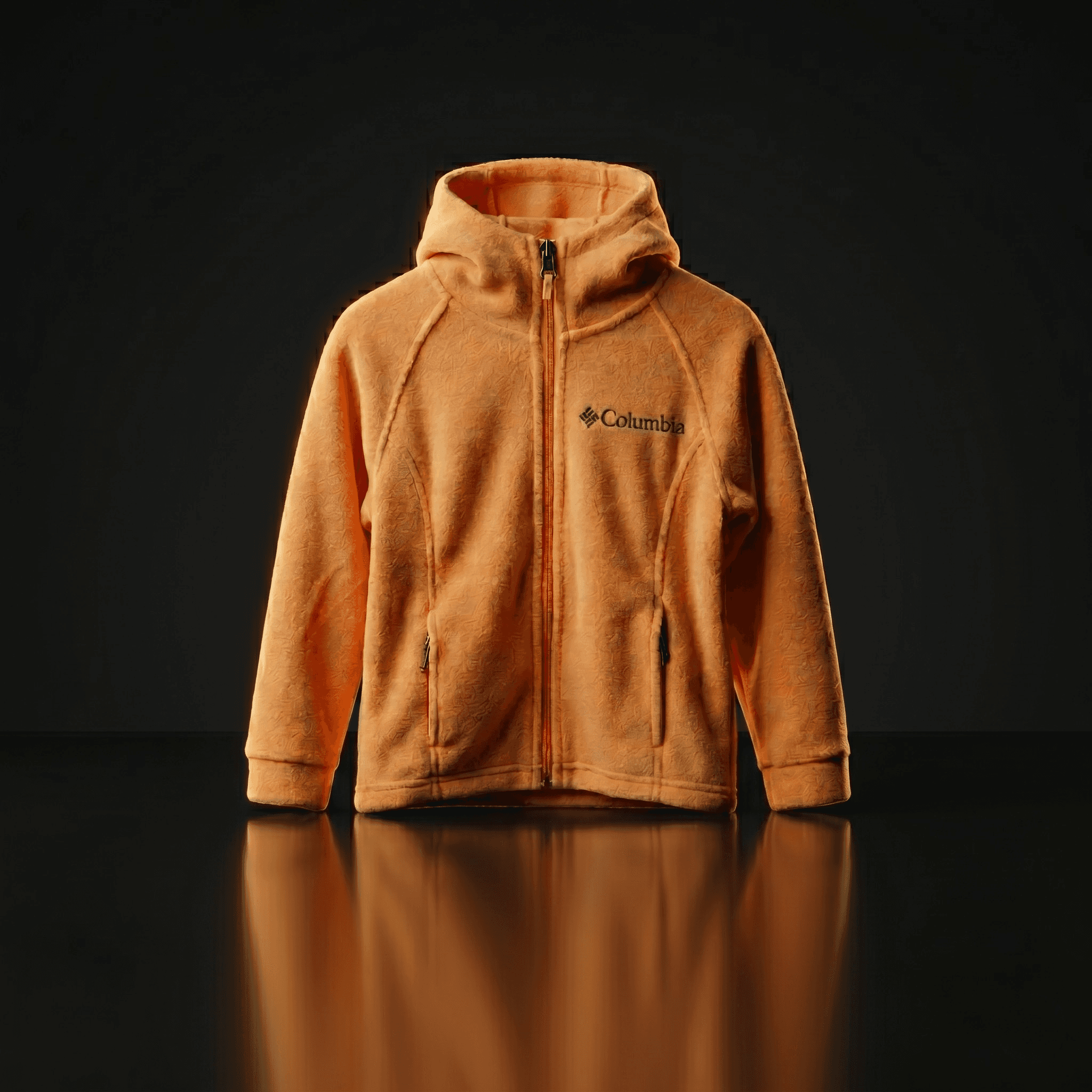 Jaqueta Columbia Benton II Hoodie Infantil Laranja