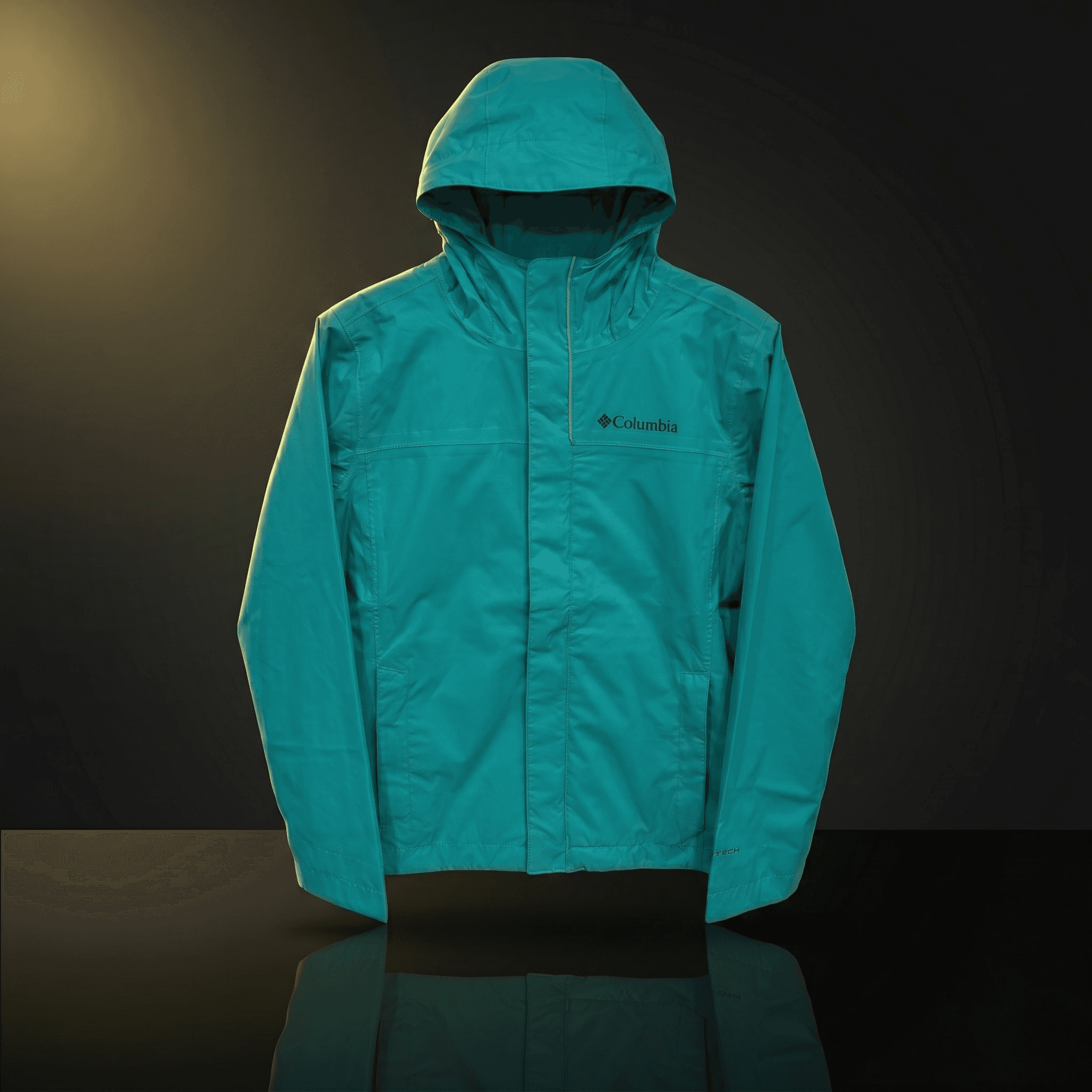 Jaqueta Columbia Waterlight Infantil Verde Água