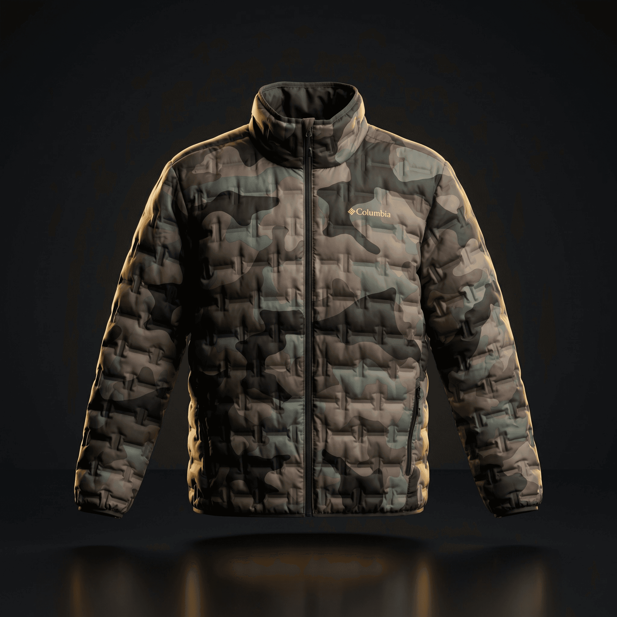 Jaqueta Columbia Delta Ridge Down Masculina Camuflada