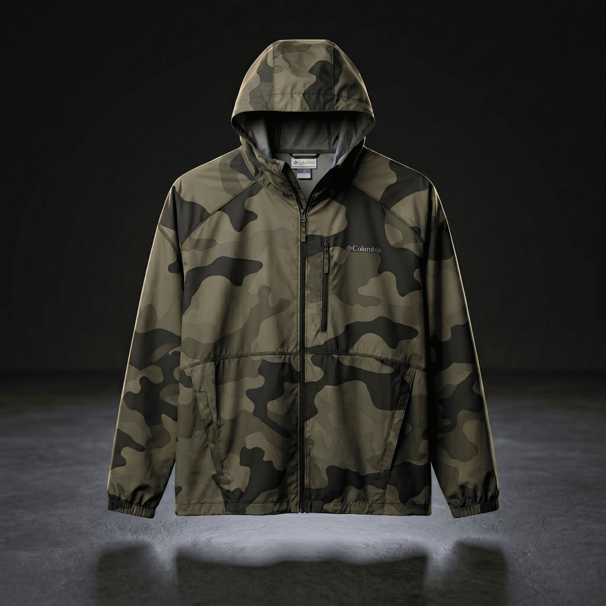 Jaqueta Columbia Flashback Windbreaker Masculina Camuflada