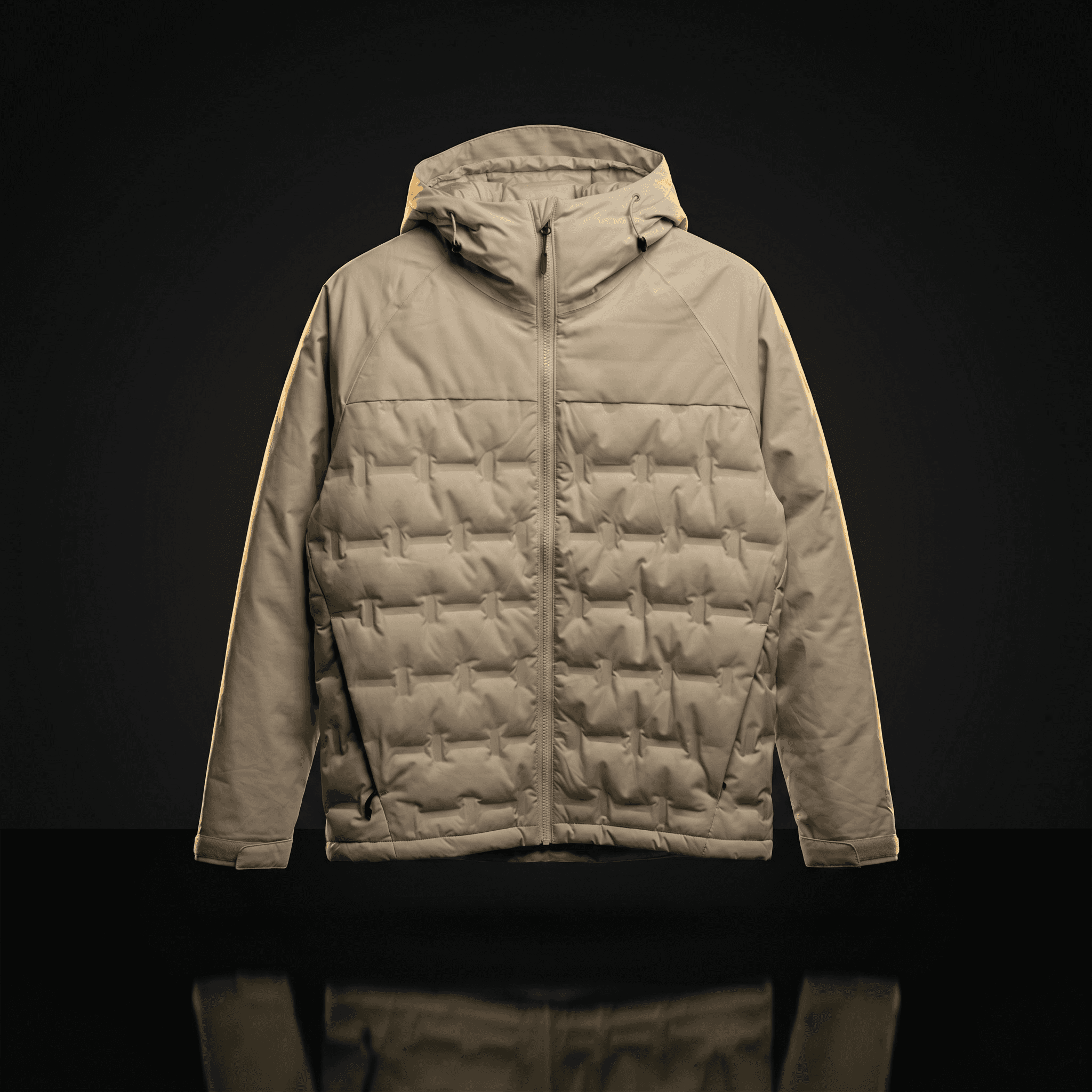 Jaqueta Columbia Grand Trek II Down Hooded Masculina Bege