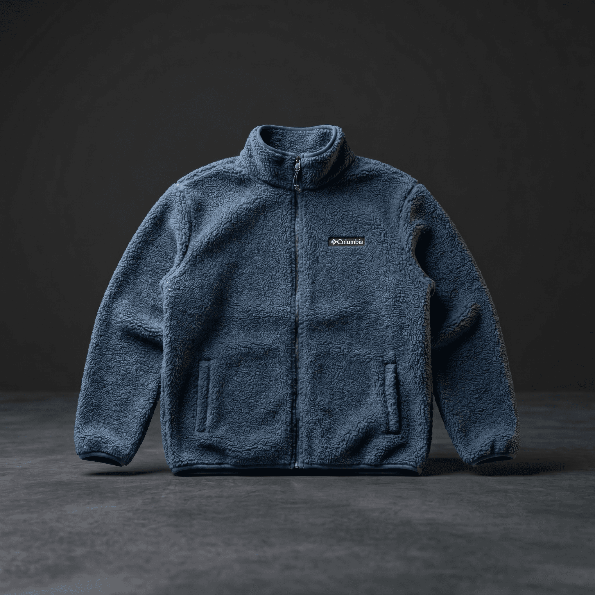 Jaqueta Columbia Rugged Ridge III Sherpa Full Zip Masculina Preta