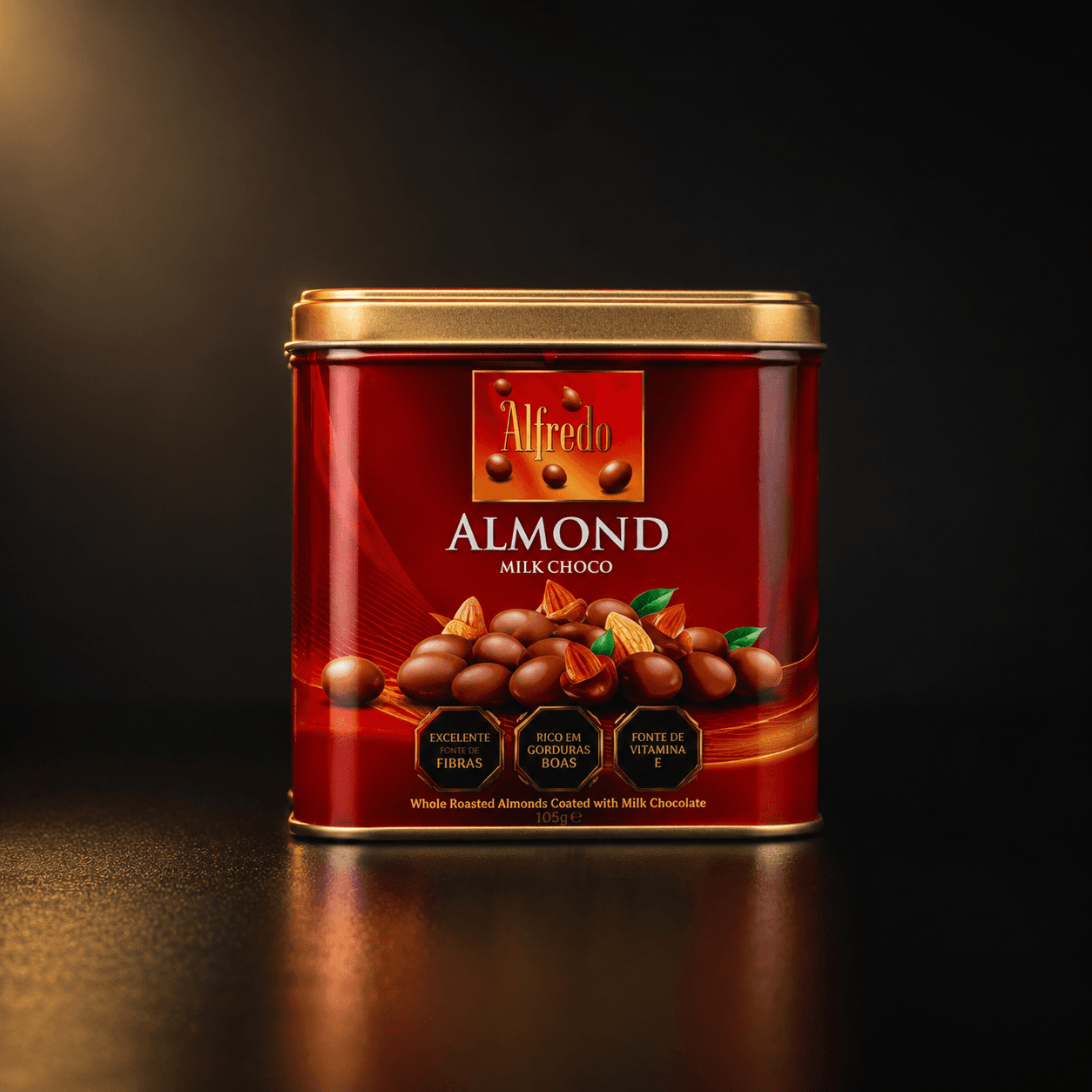 Almond Milk Choco Lata Cubo