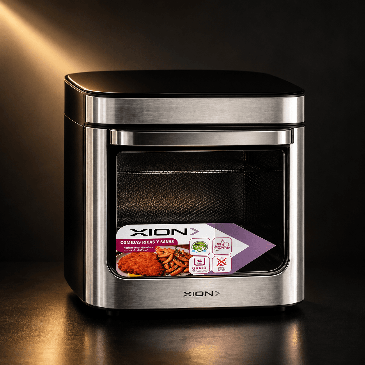 Forno Air Fryer Inox com Visor