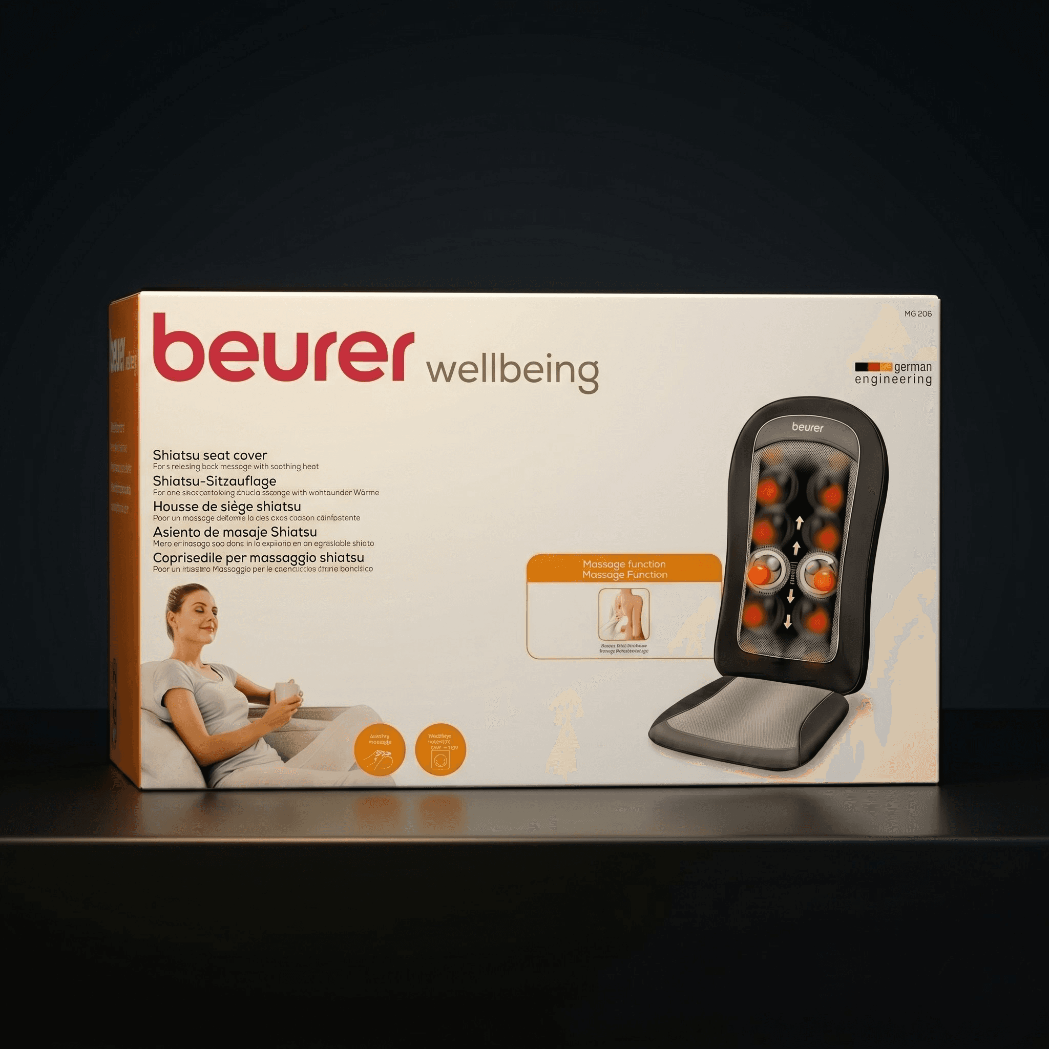 Assento de massagem Beurer Shiatsu