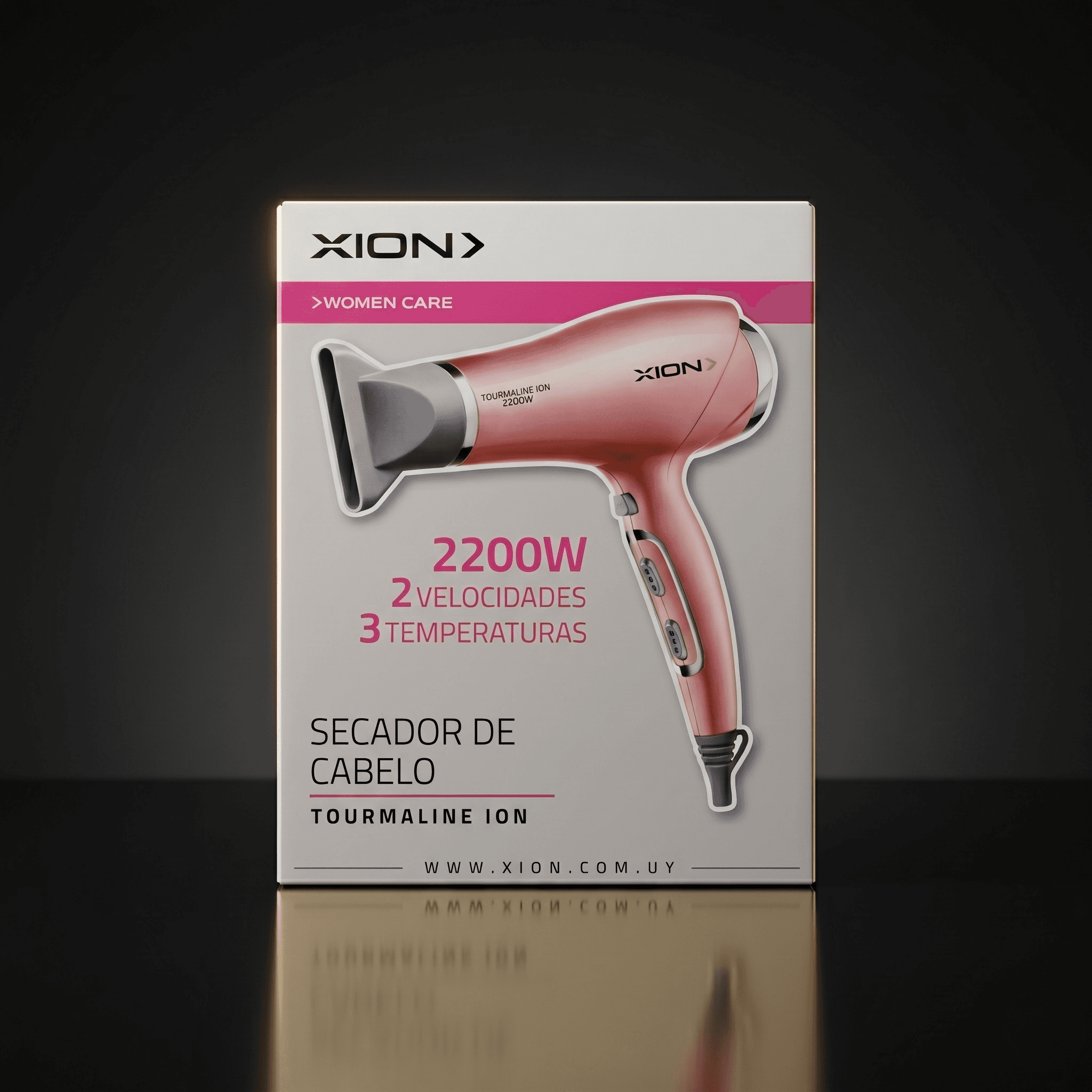Secador de cabelo Xion Tourmaline Ion 2200W