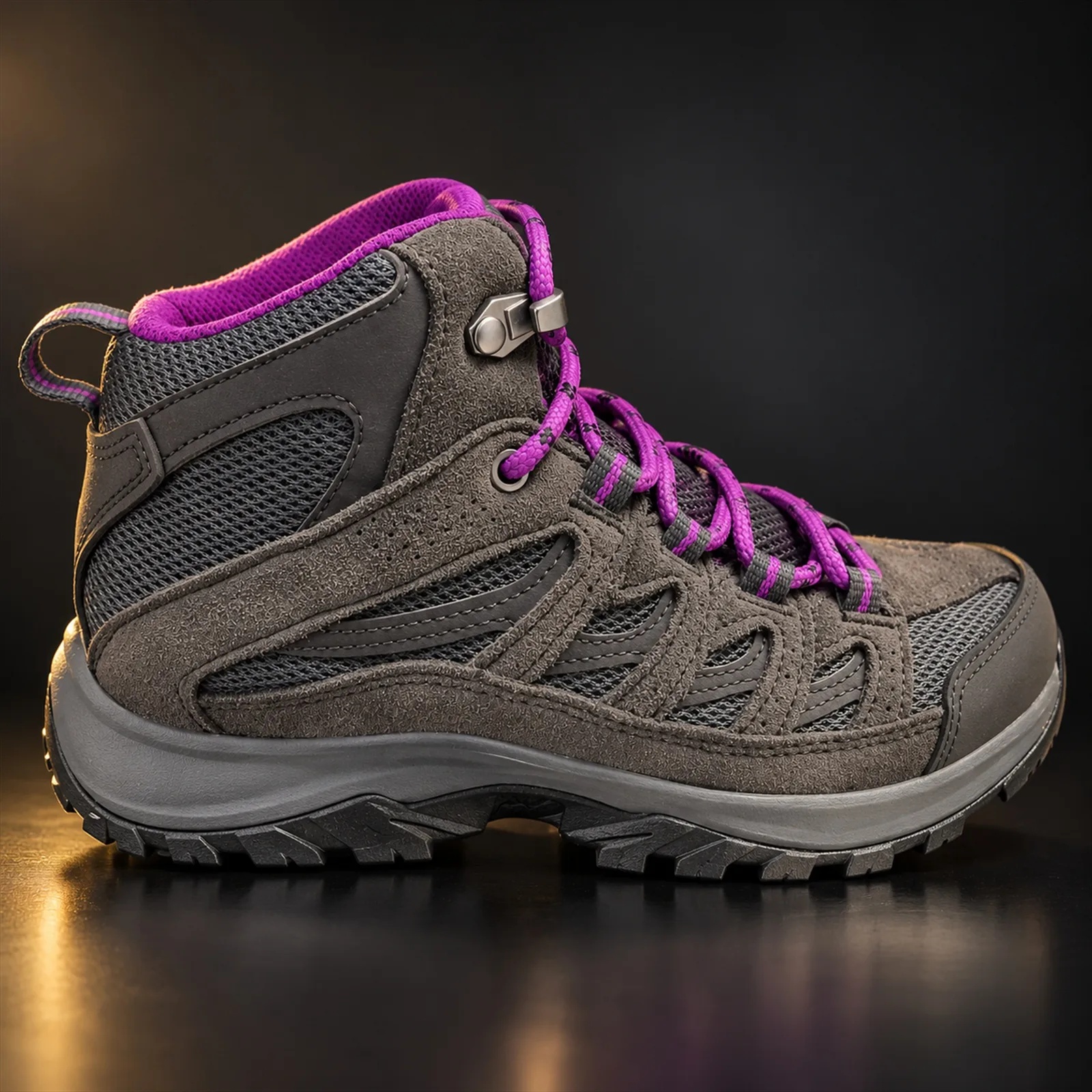 Bota Columbia Crestwood Mid Waterproof Feminina Black/Anthracite 1765401 055