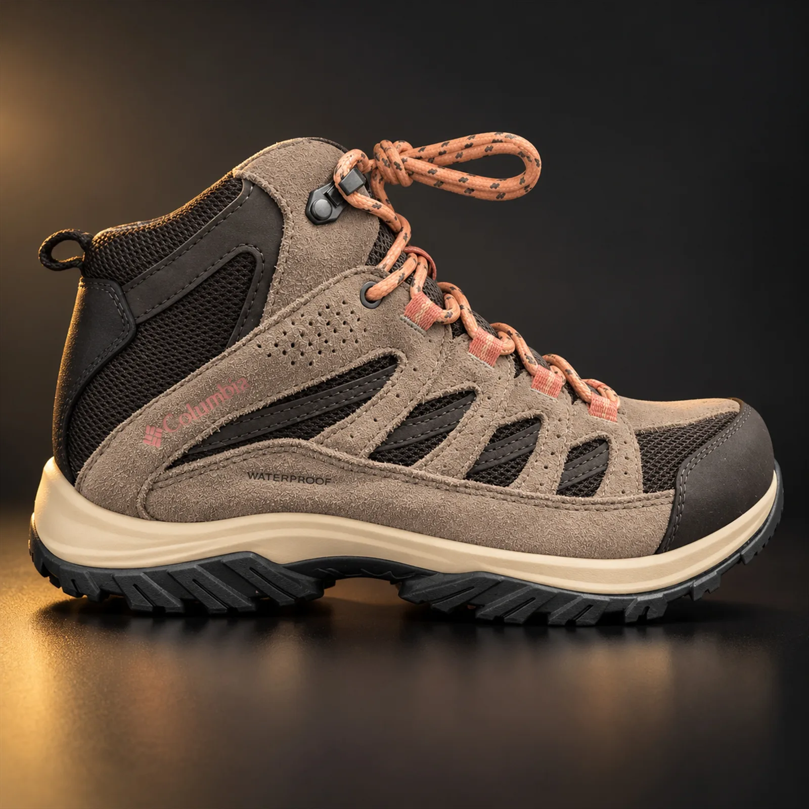 Bota Columbia Crestwood Mid Waterproof Feminina Marrom Claro 2099861 231
