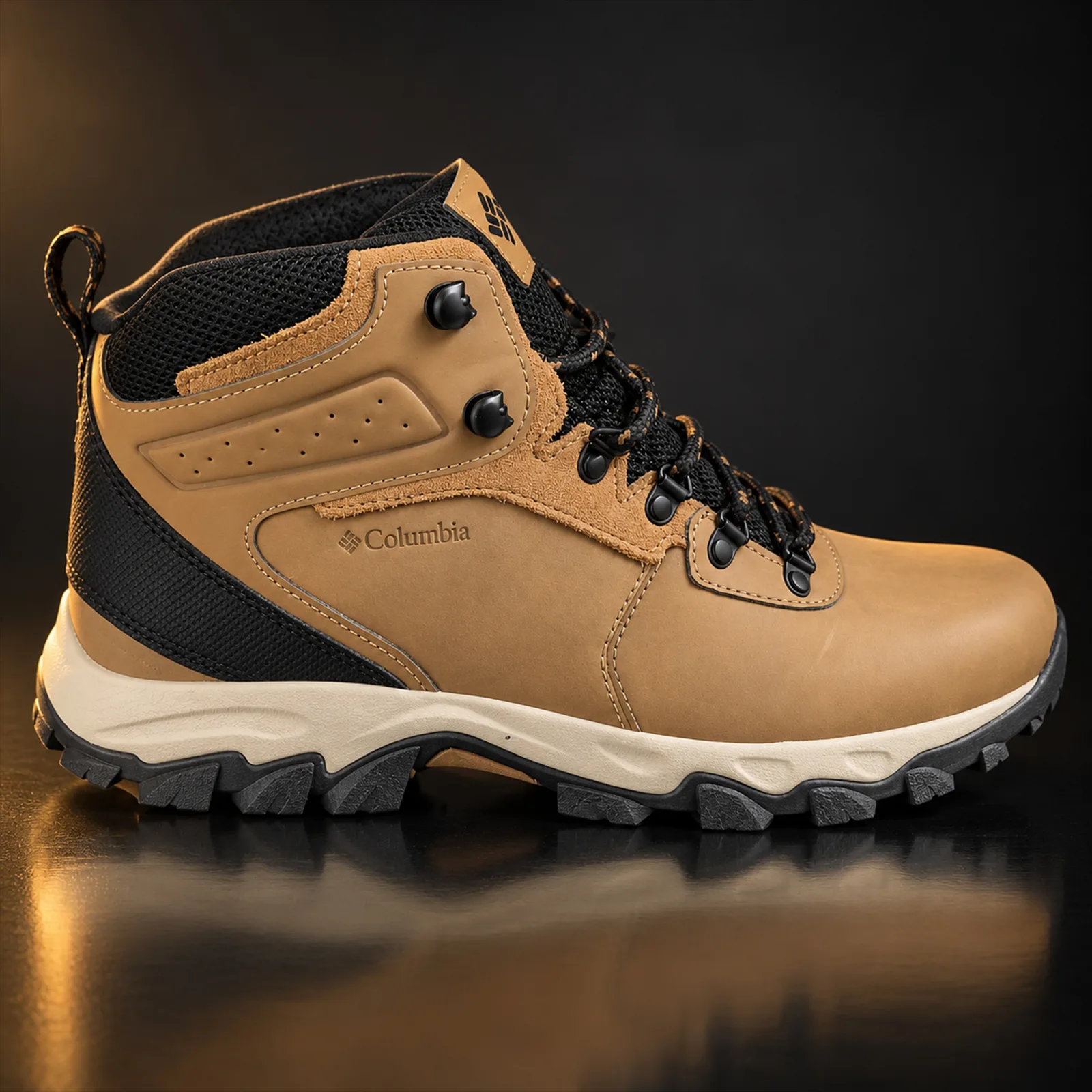 Bota Columbia Newton Ridge Plus II Waterproof Masculina Elk/Black 1594731 289
