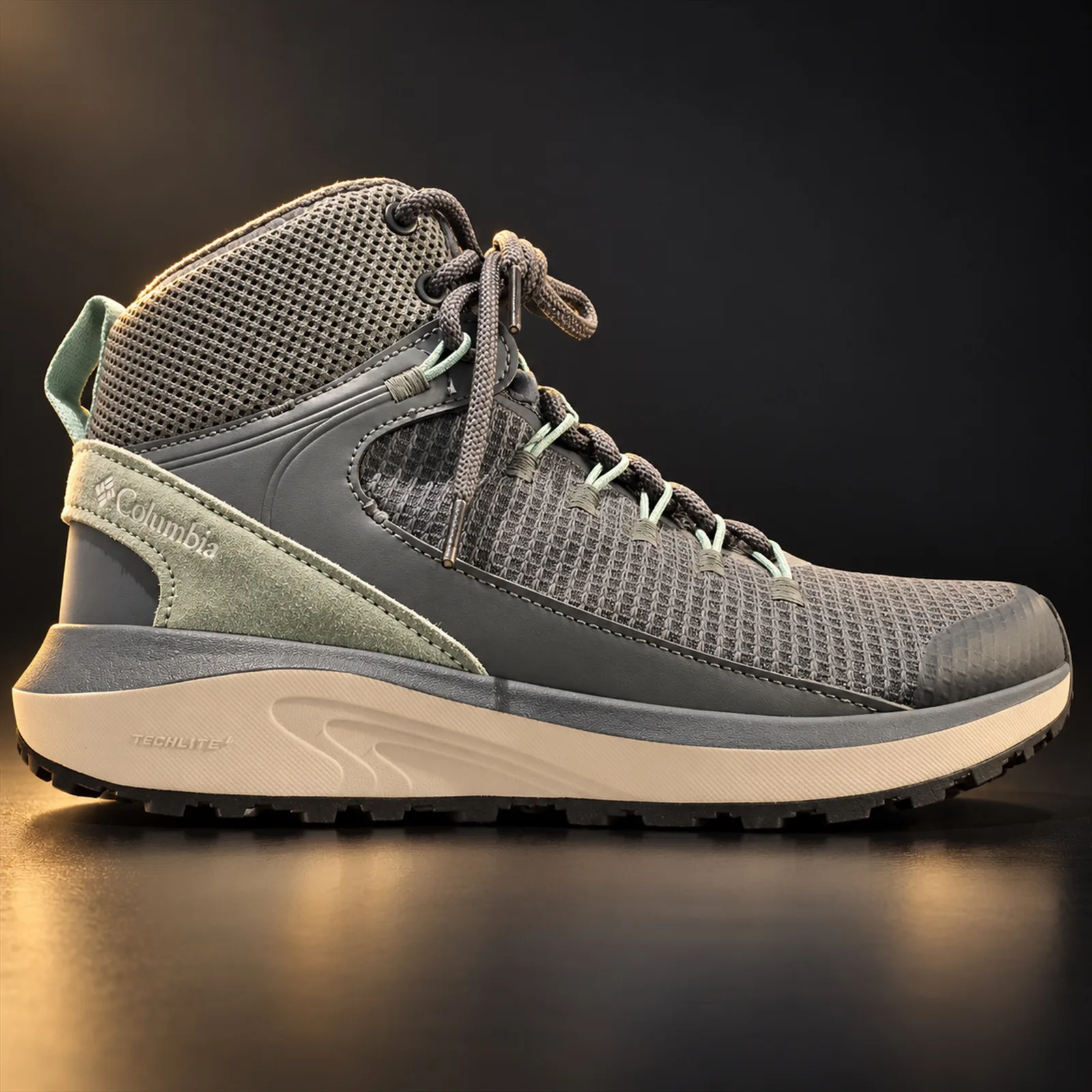 Bota Columbia Trailstorm Mid Waterproof Feminina Cinza/Azul-Marinho 1938901 053