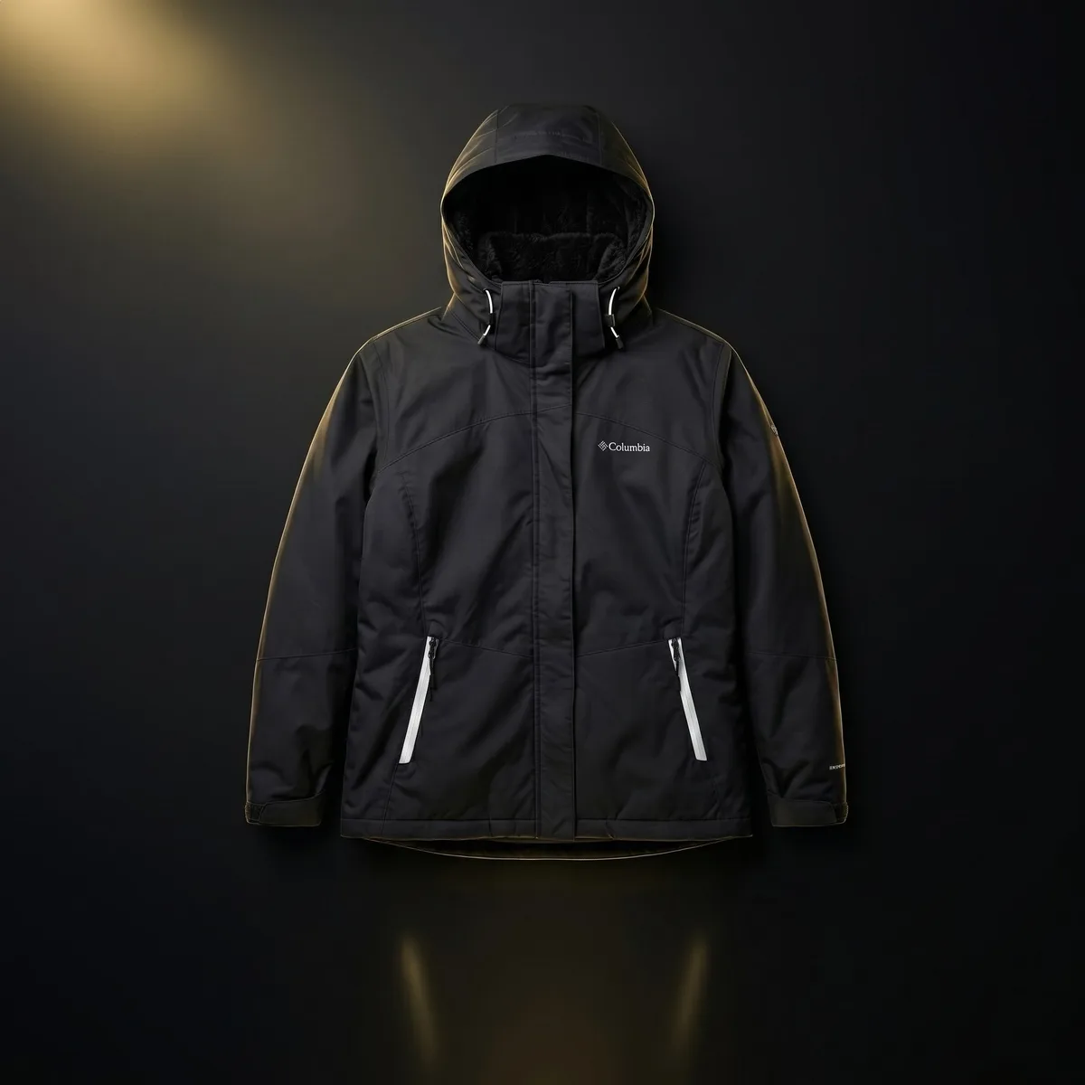 Jaqueta Columbia Insulated Hooded Feminina Preta