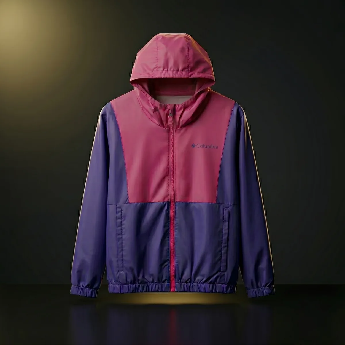 Jaqueta Columbia Flashback Windbreaker Infantil Roxa