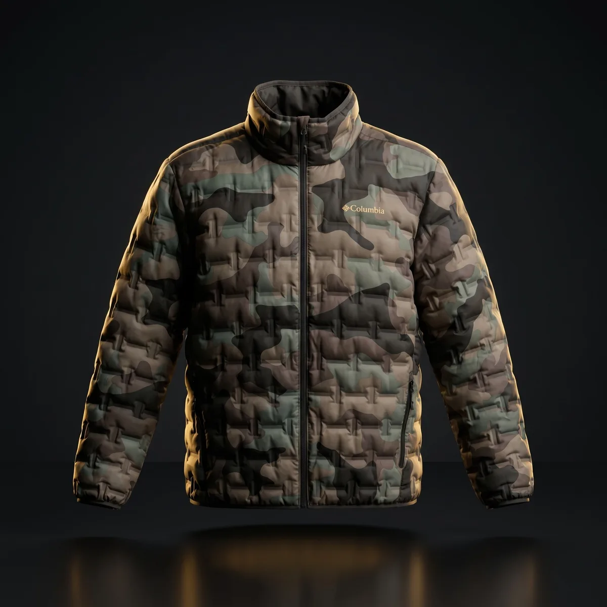 Jaqueta Columbia Delta Ridge Down Masculina Camuflada