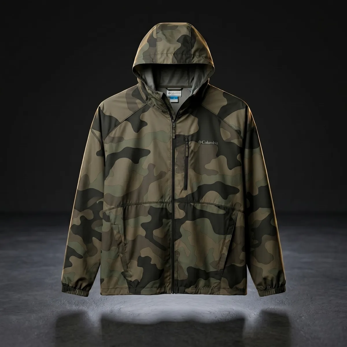 Jaqueta Columbia Flashback Windbreaker Masculina Camuflada