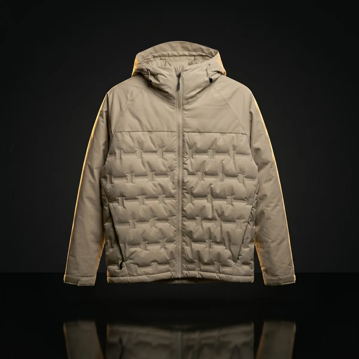 Jaqueta Columbia Grand Trek II Down Hooded Masculina Bege