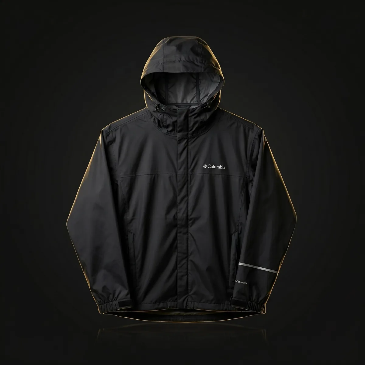 Jaqueta Columbia Watertight II Rain Masculina Preta