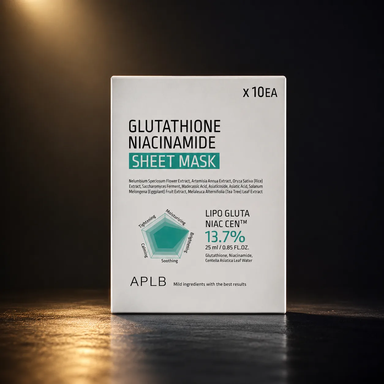 APLB Glutathione Niacinamide Sheet Mask