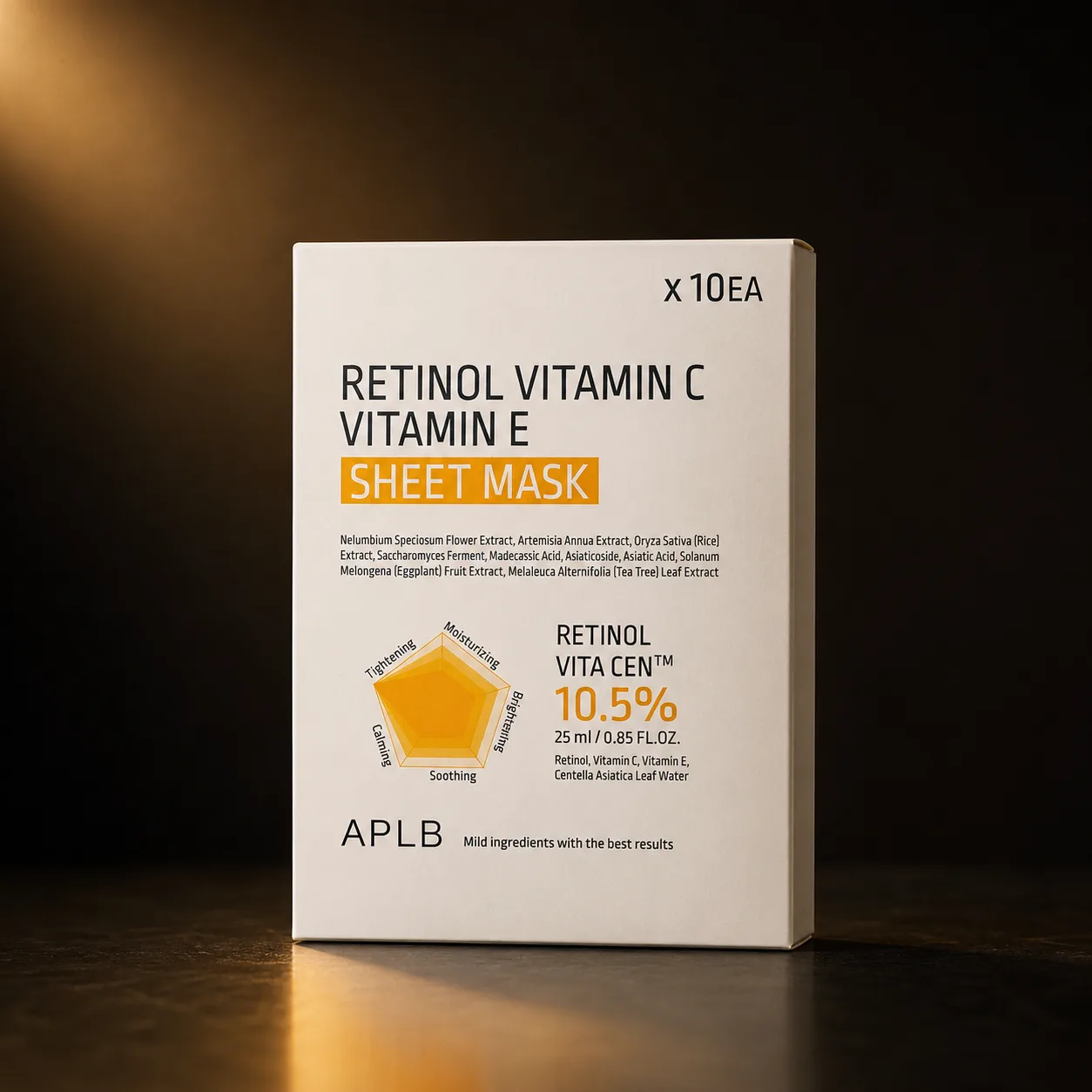 APLB Retinol Vitamin C Vitamin E Sheet Mask