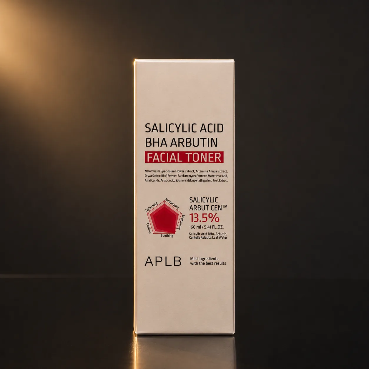 APLB Salicylic Acid BHA Arbutin Facial Toner