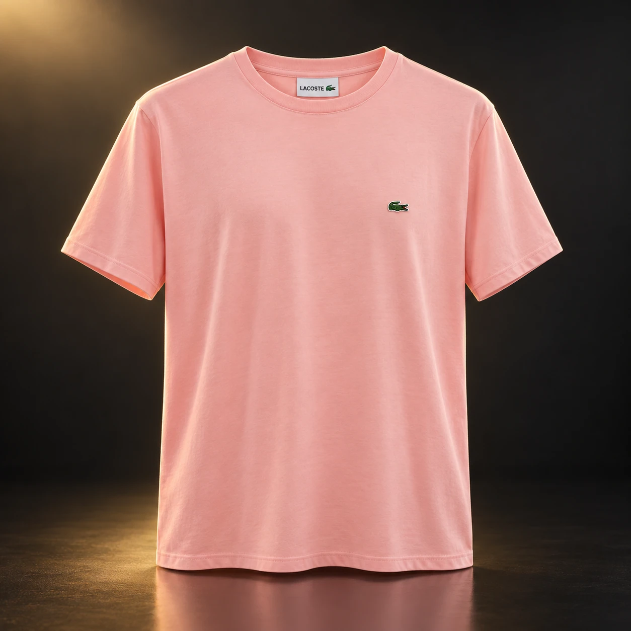 Camiseta Lacoste salmão