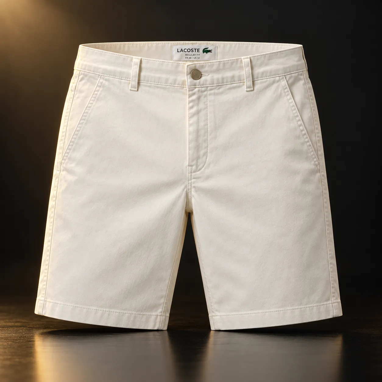 Bermuda chino Lacoste branca