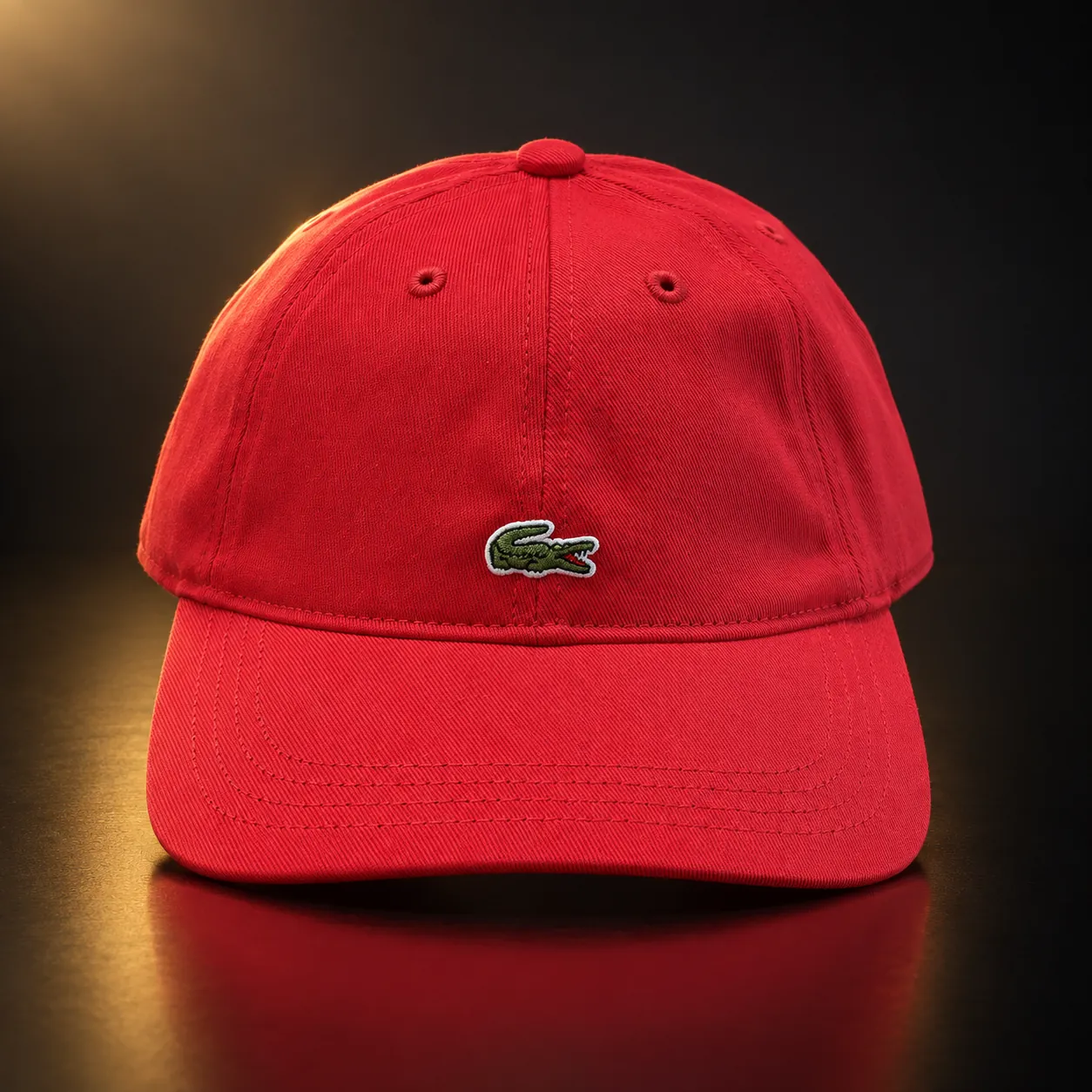 Boné Lacoste vermelho