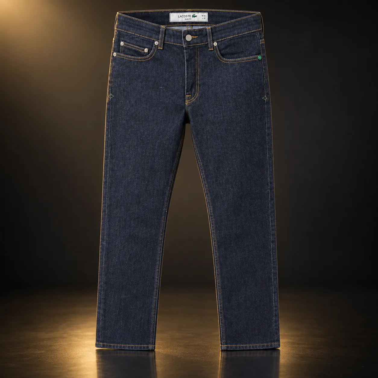 Calça jeans Lacoste azul-escura 2