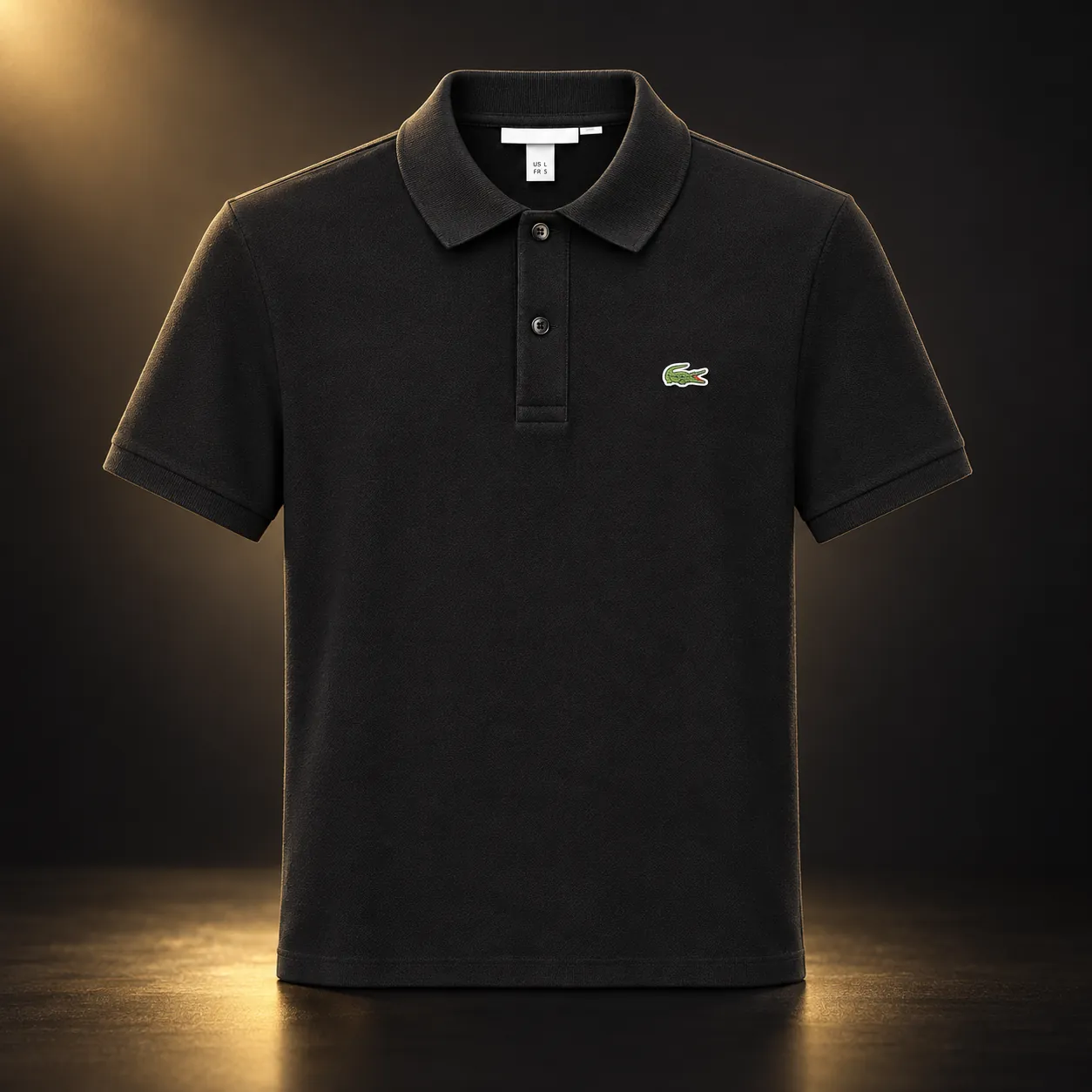 Polo Lacoste preta