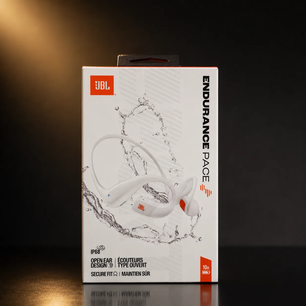 JBL Endurance Pace Fone de Ouvido Esportivo Branco