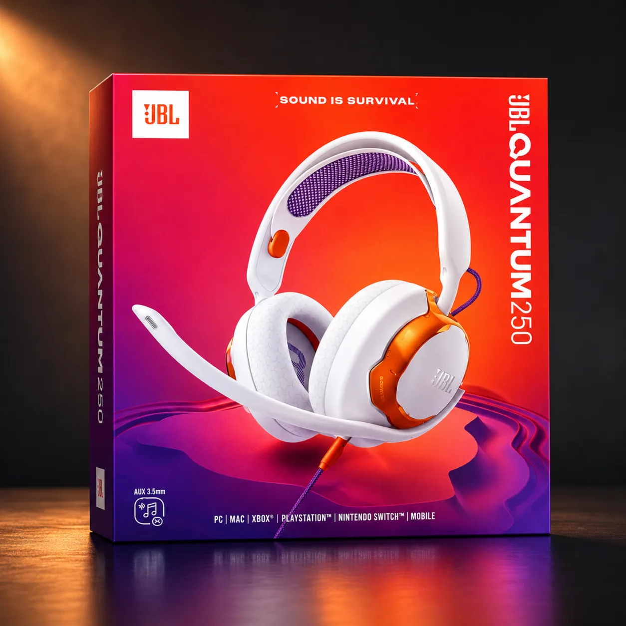 JBL Quantum 250 Fone Gamer com Fio