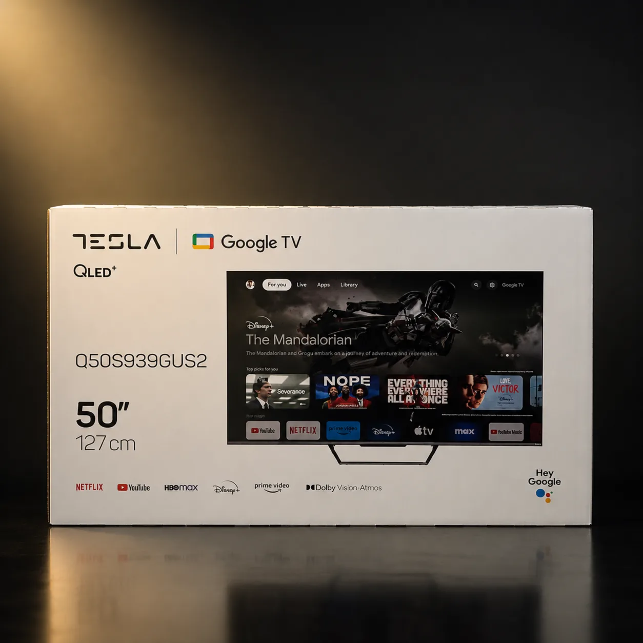 Smart TV Tesla QLED+ 50" Google TV (Q50S939GUS2)