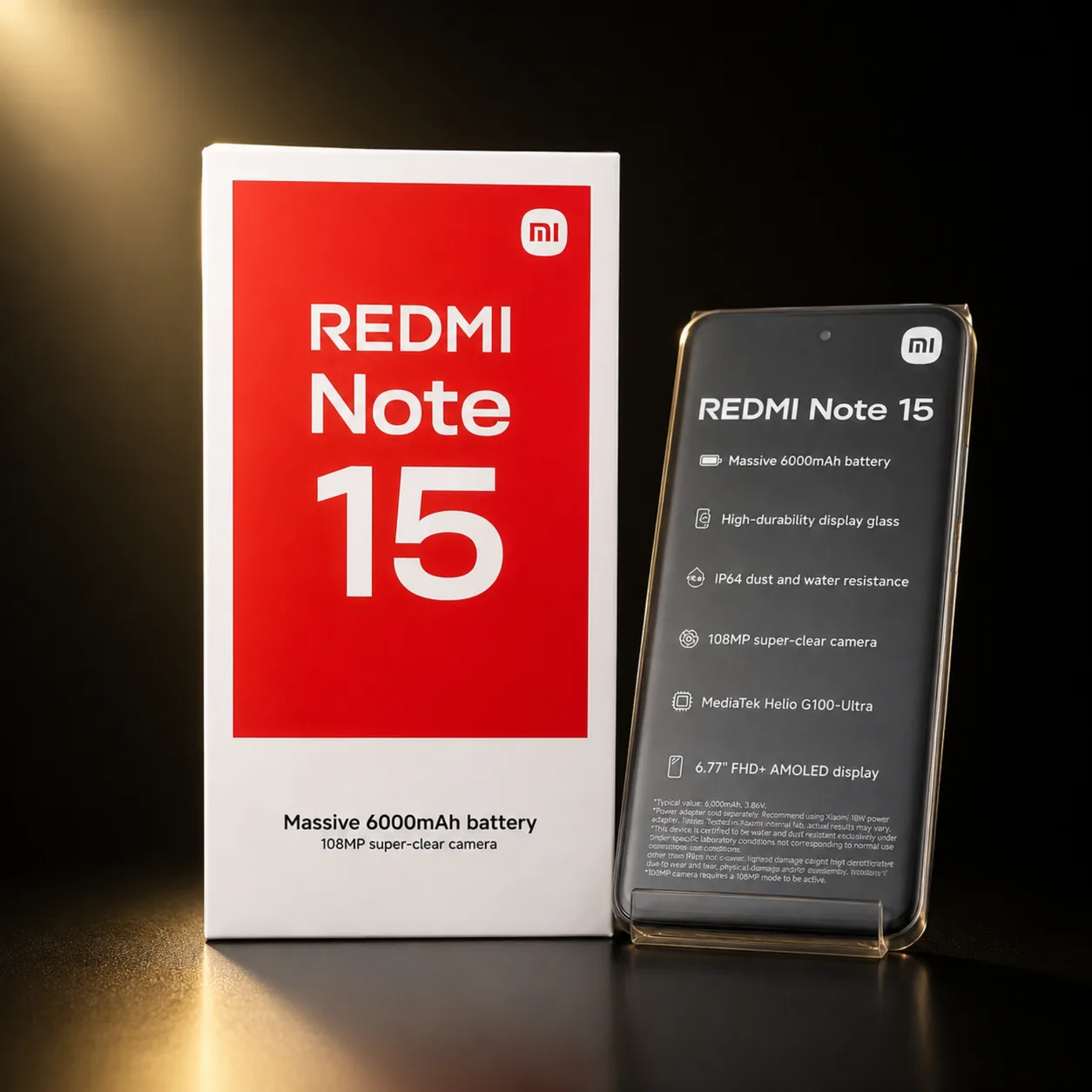 Smartphone Xiaomi Redmi Note 15 4G 8GB/256GB Preto