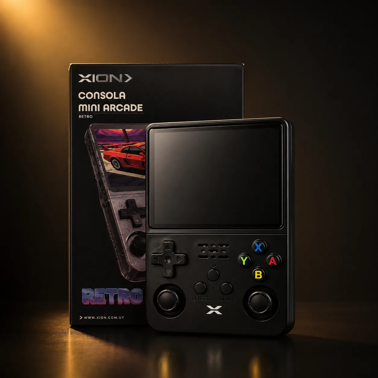 Xion Console Portátil de Jogos Clássicos 3,5"