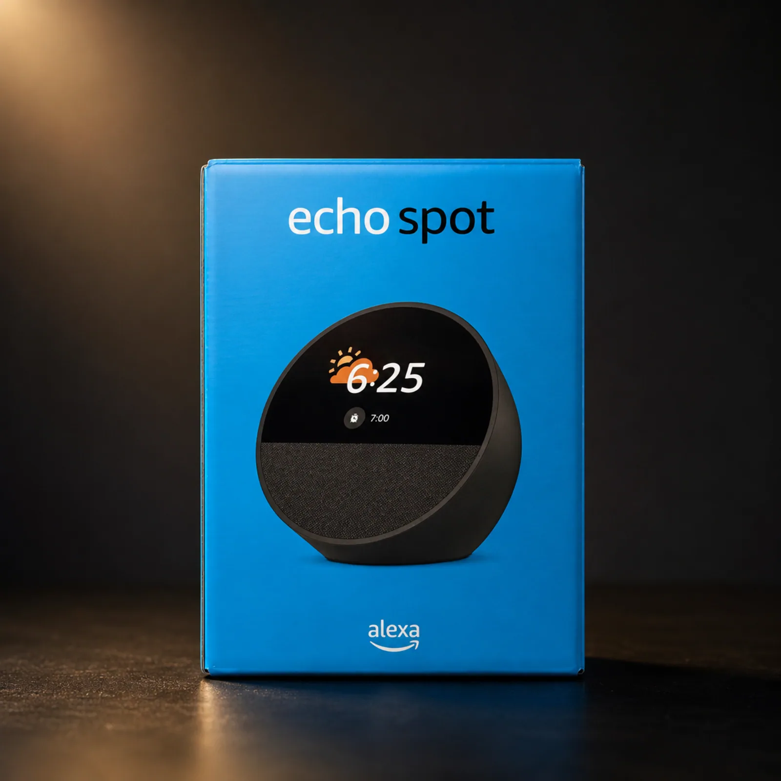Amazon Echo Spot (2024) Despertador Inteligente com Alexa Preto