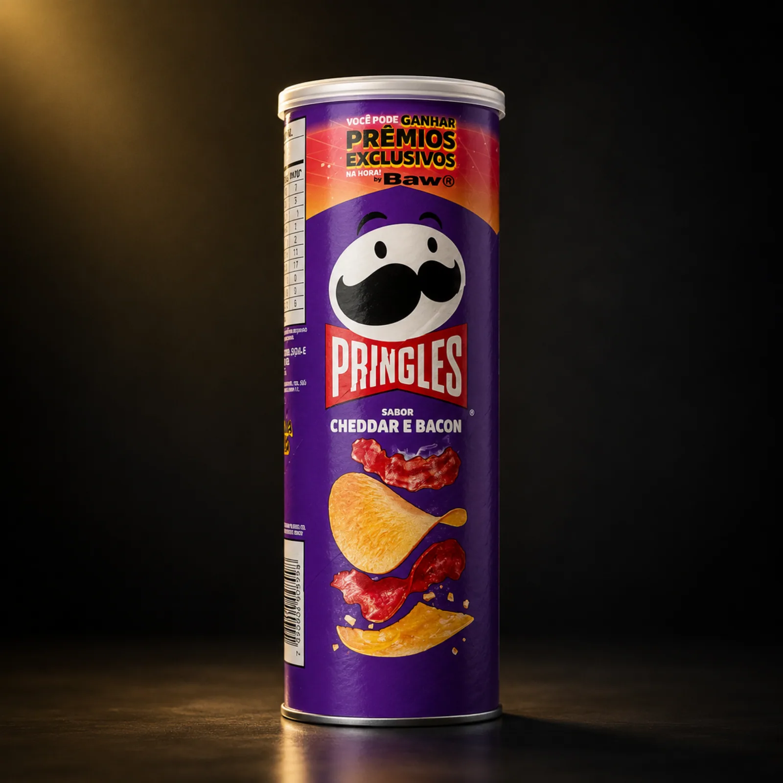 Batata Pringles Cheddar e Bacon