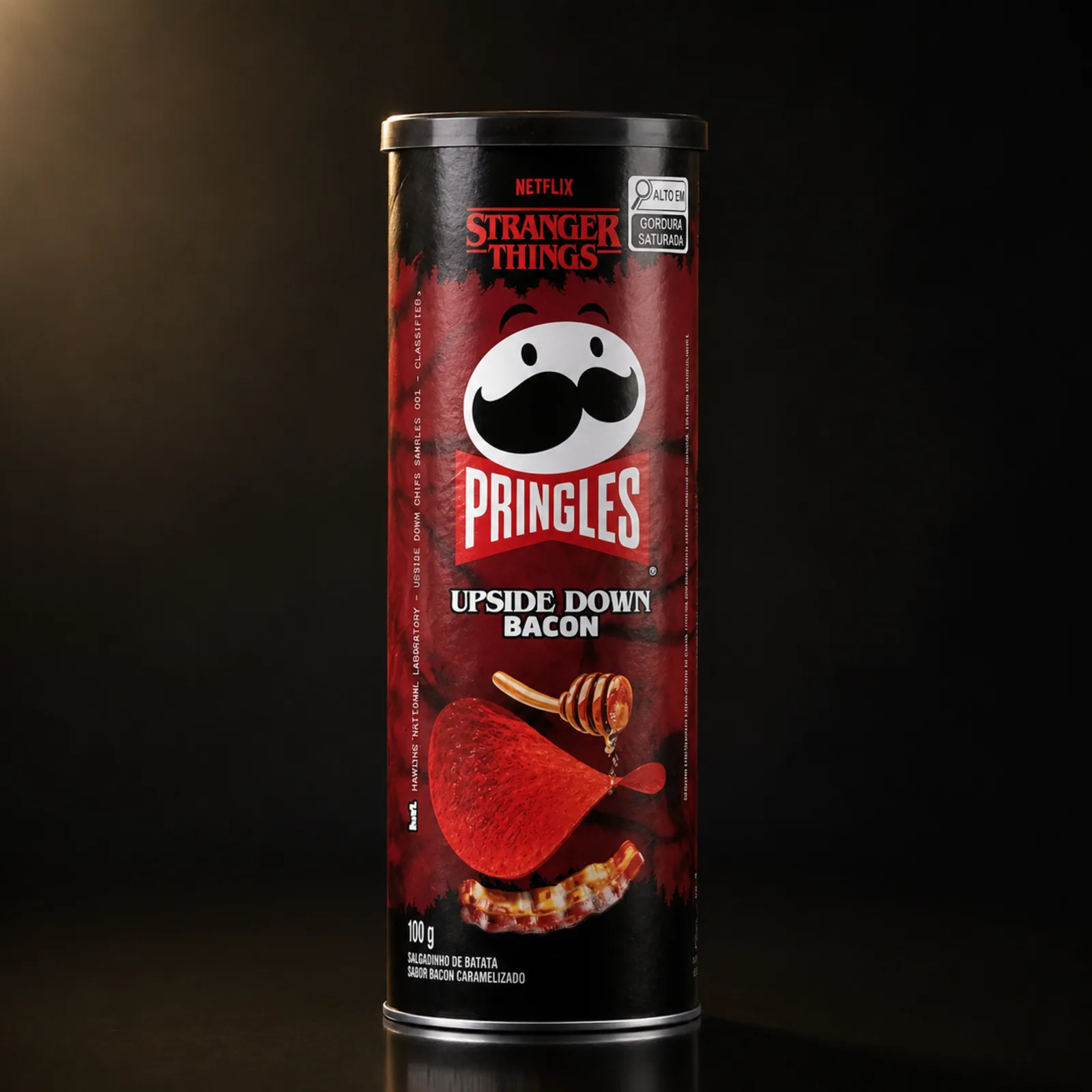 Batata Pringles Stranger Things Upside Down Bacon