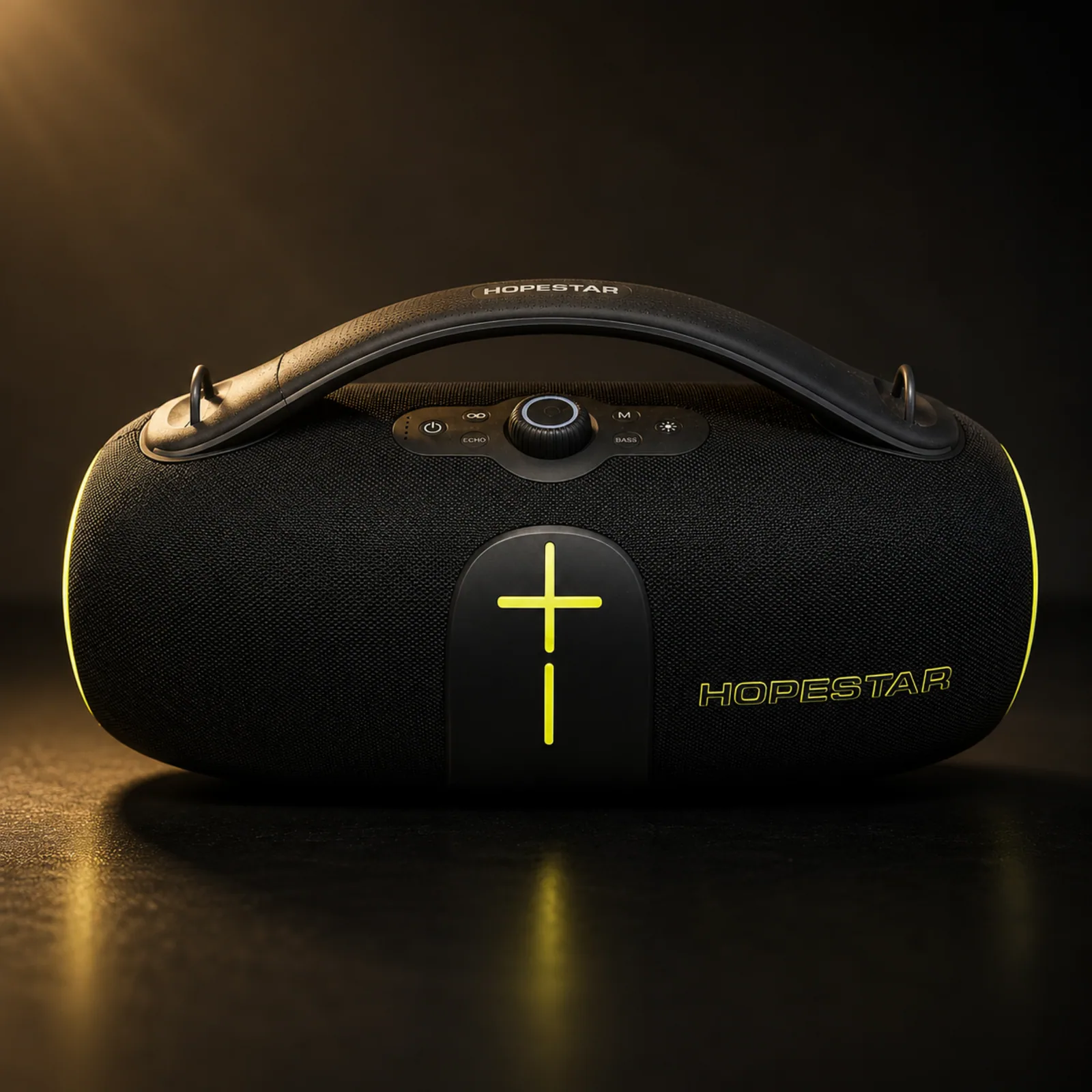 Caixa de Som Hopestar A85 Bluetooth Portátil com Alça e LED