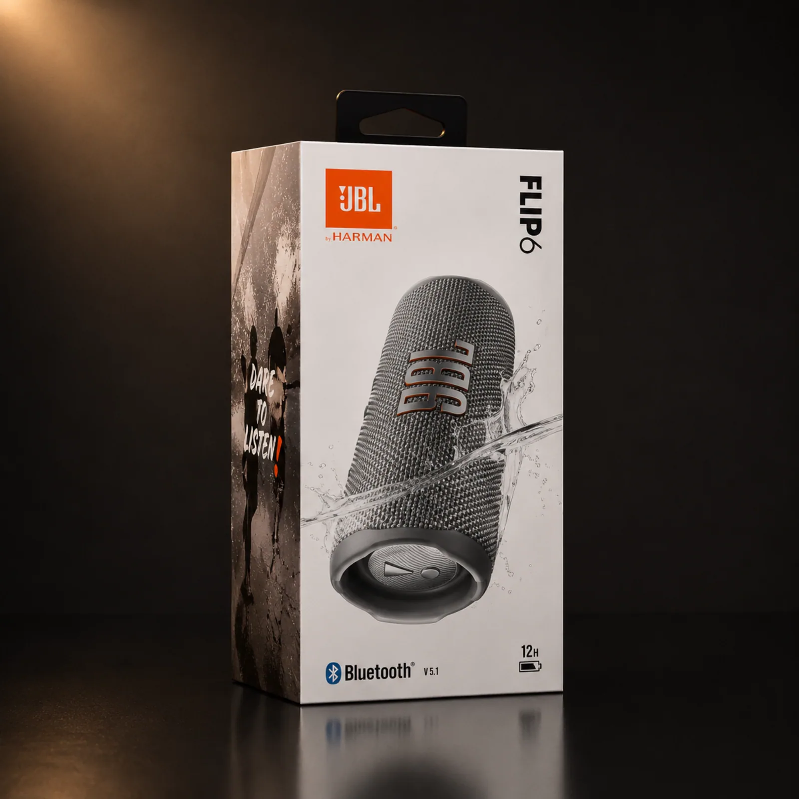Caixa de Som JBL Flip 6 Bluetooth à Prova d'Água Cinza (Gray)