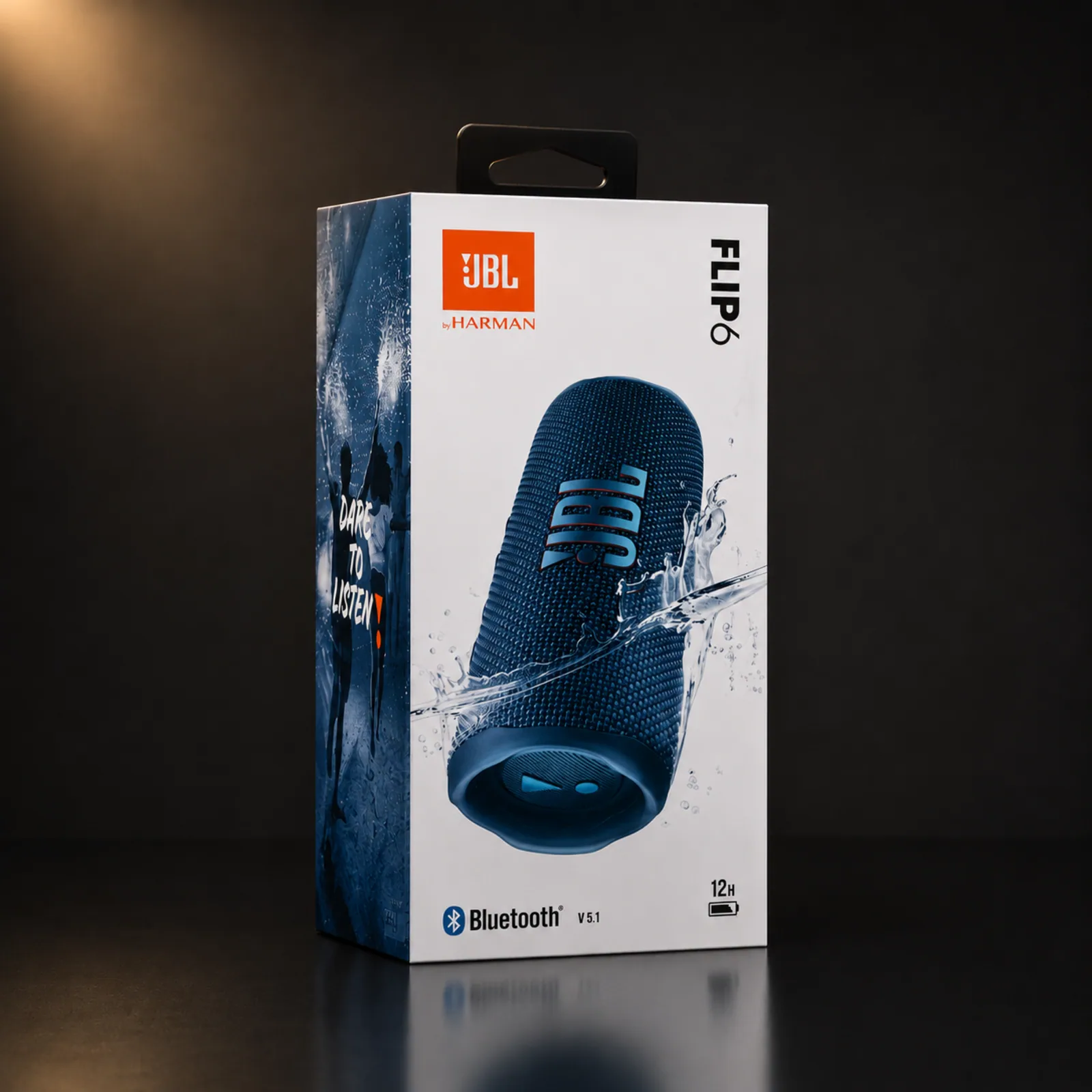 Caixa de Som JBL Flip 6 Bluetooth Portátil Azul