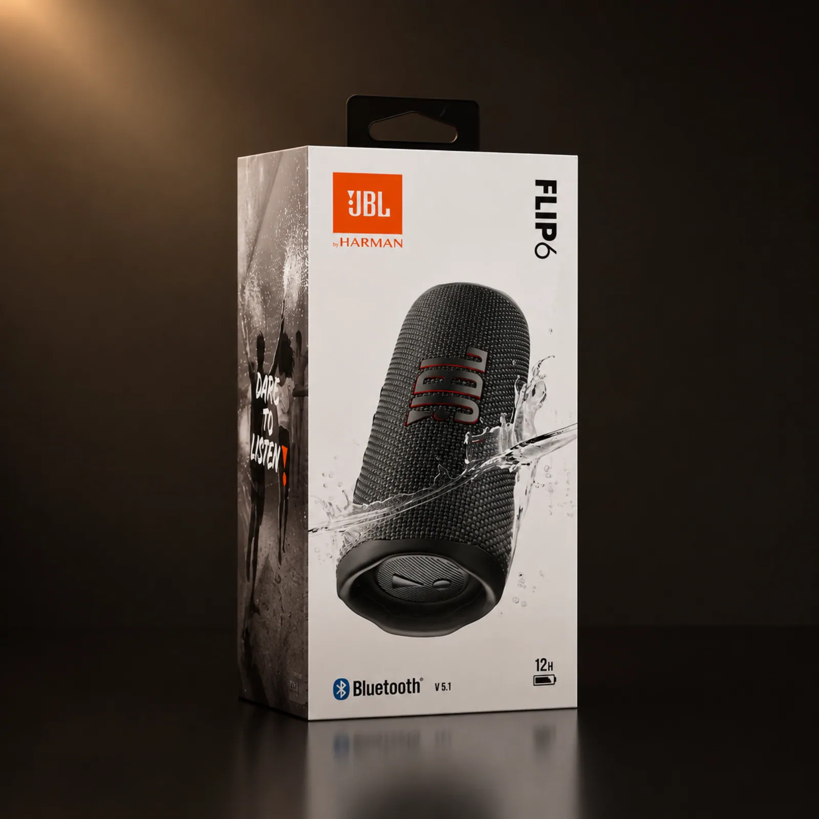 Caixa de Som JBL Flip 6 Bluetooth Portátil Preta