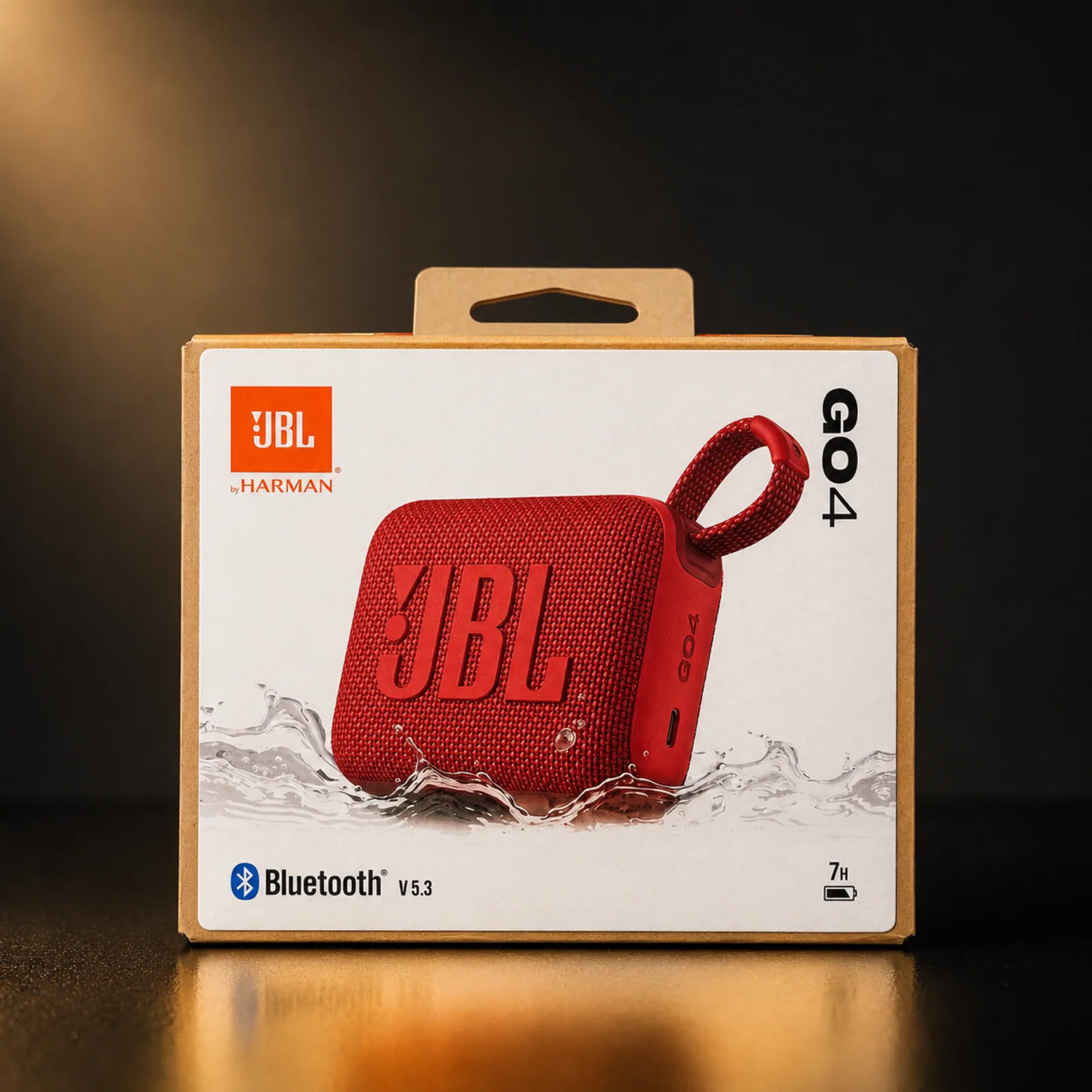 Caixa de Som JBL Go 4 Bluetooth Portátil Vermelha