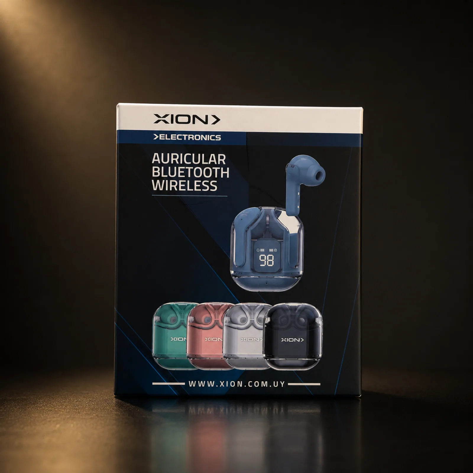 Fone de Ouvido Xion XI-AUX500 Bluetooth Sem Fio Preto