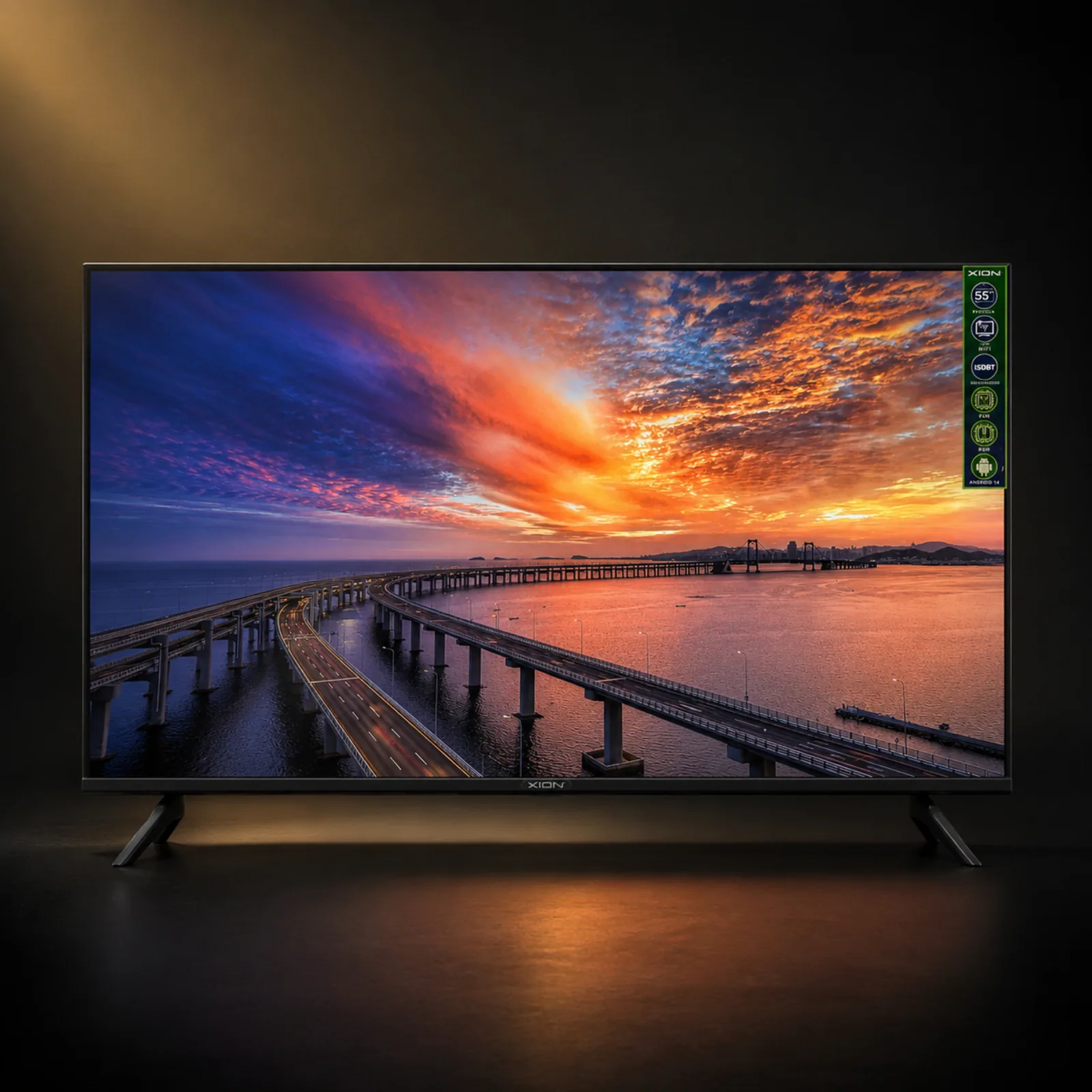 Smart TV XION 55" XI-LED55-4K 4K Ultra HD LED Android ISDBT