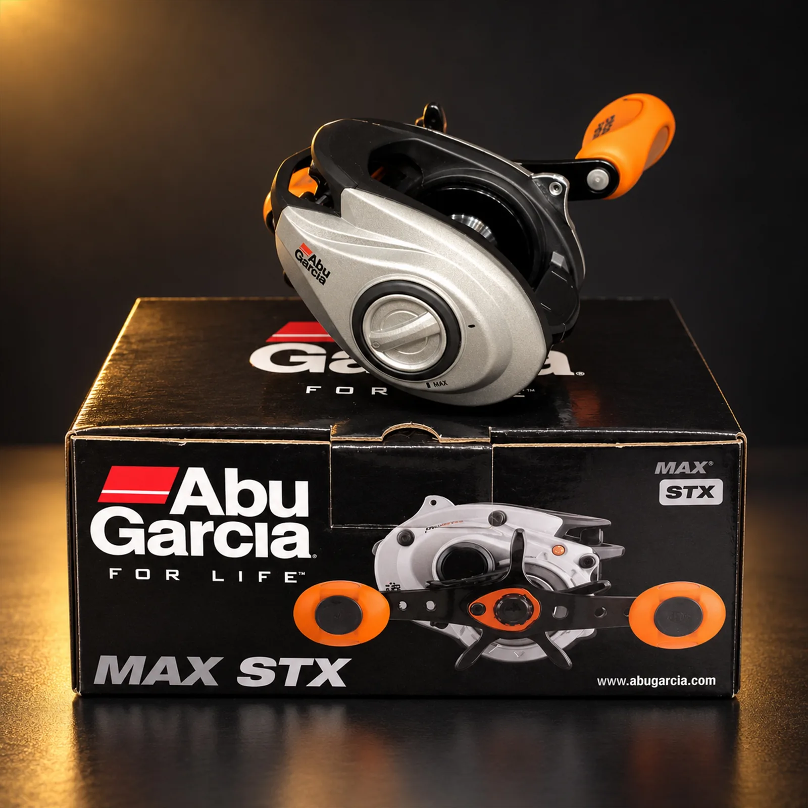 Carretilha Abu Garcia Max STX LP Alumínio 6 Rolamentos Relação 7,1:1 1539731