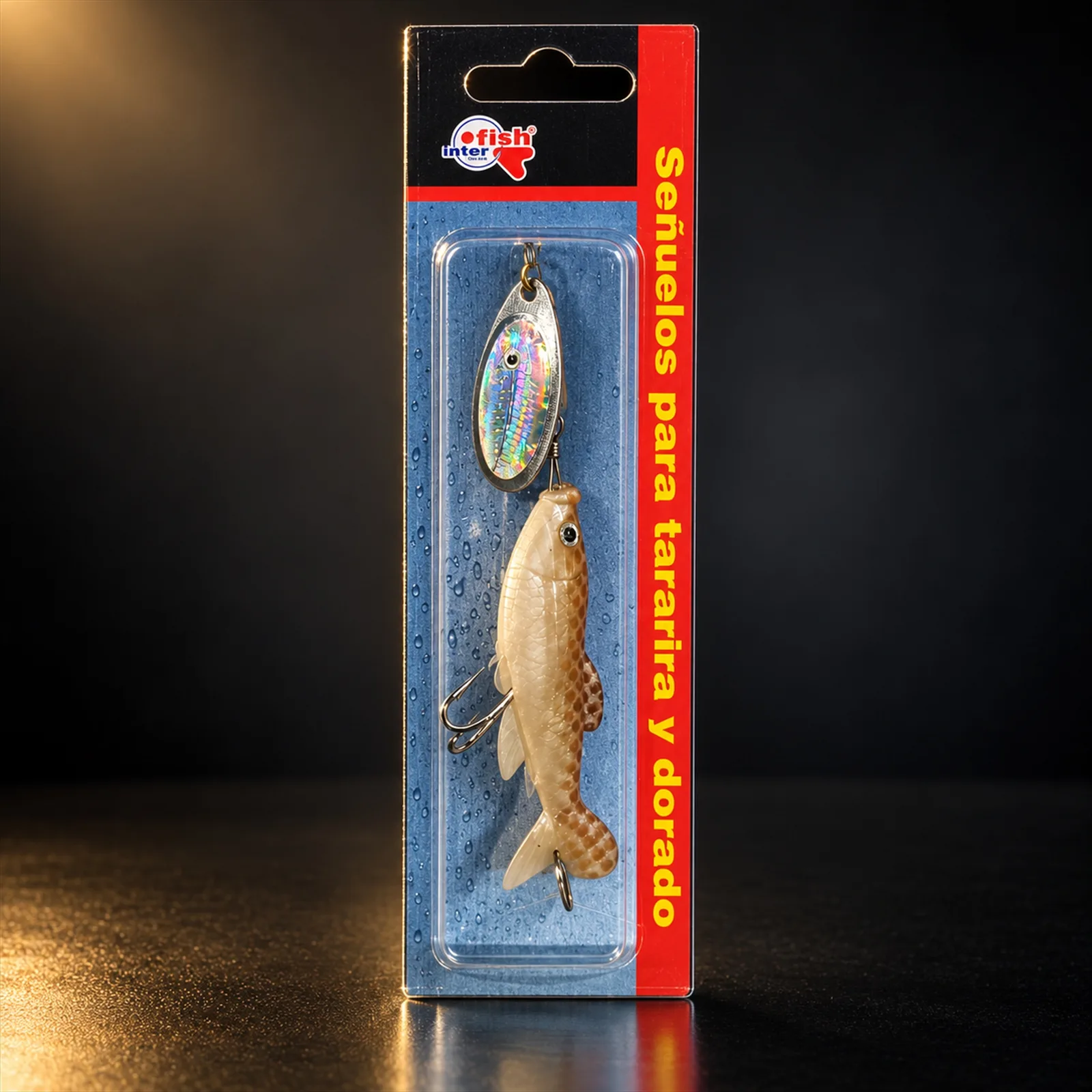 Isca Challenger Kombat Fish I Cinza e Azul 77027