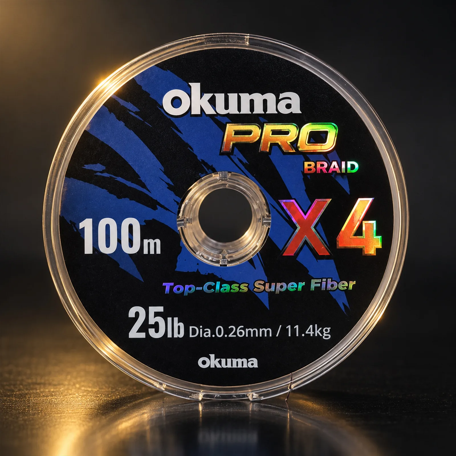 Linha Multifilamento Okuma Braid X4 100 m 0,26 mm