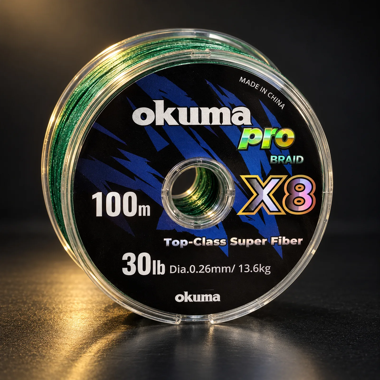 Linha Multifilamento Okuma Braid X8 100 m 0,26 mm