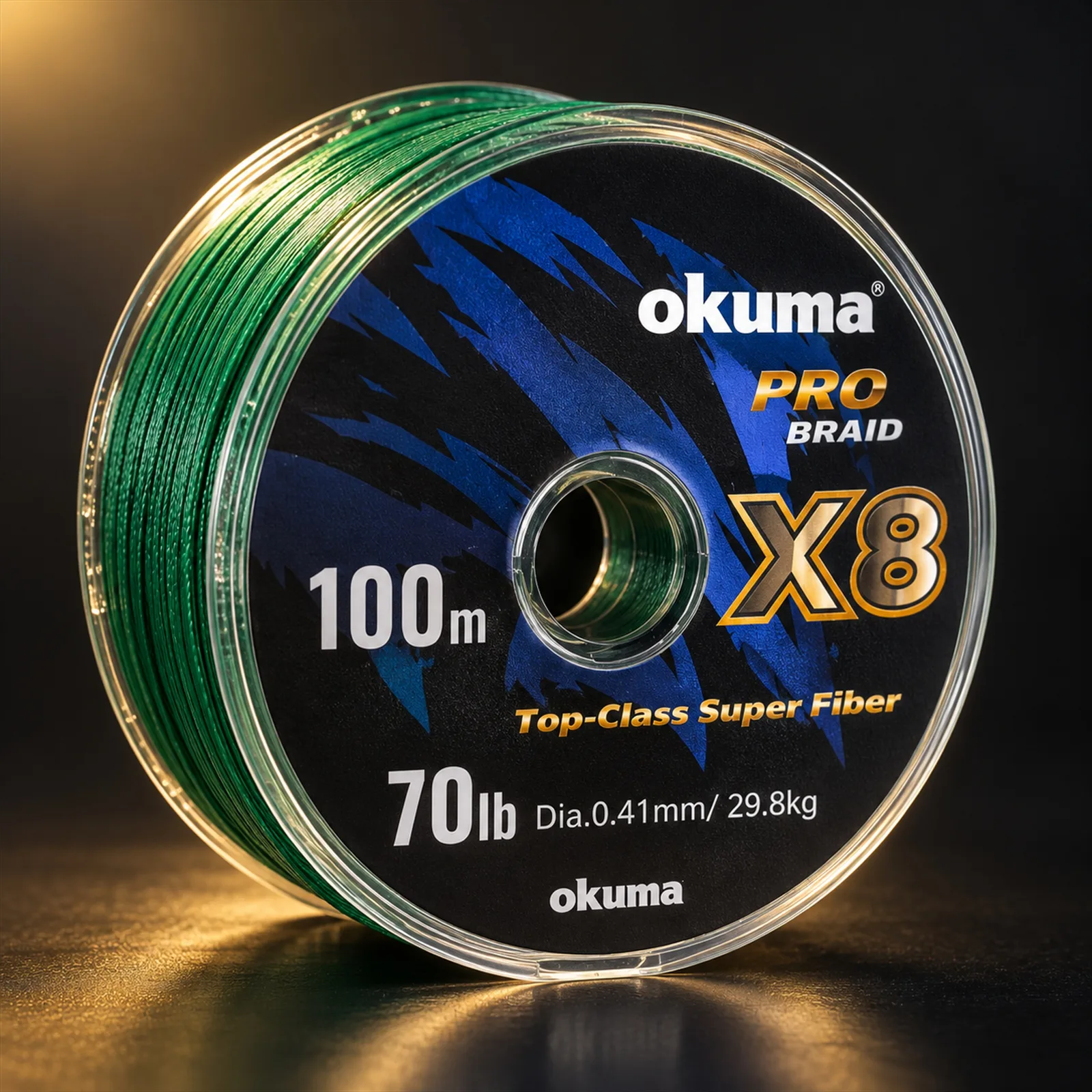 Linha Multifilamento Okuma Braid X8 100 m 0,41 mm