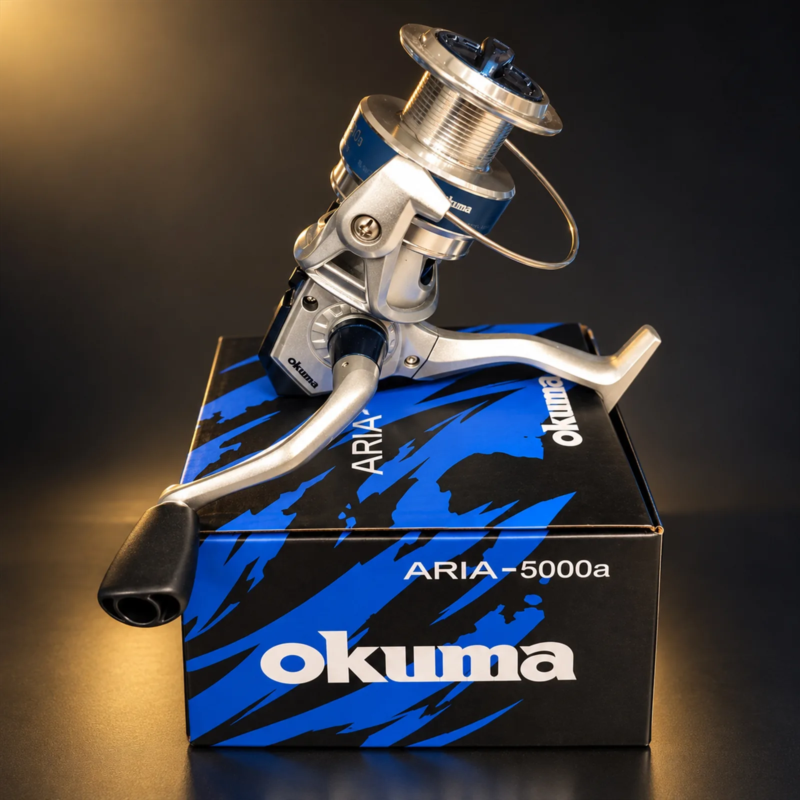 Molinete Okuma Aria 5000 1 Rolamento Carretel de Alumínio